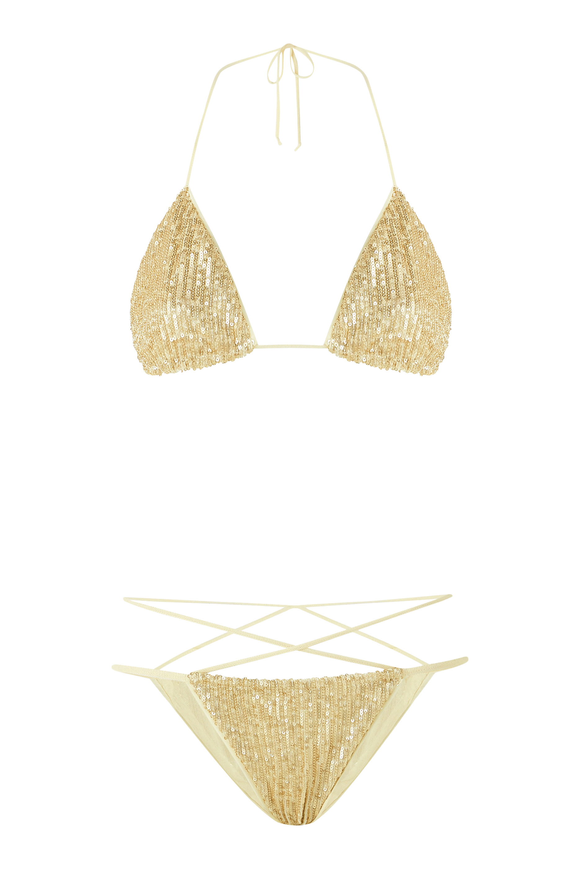 طقم سروال داخلية وحمالة صدر كريس كروس