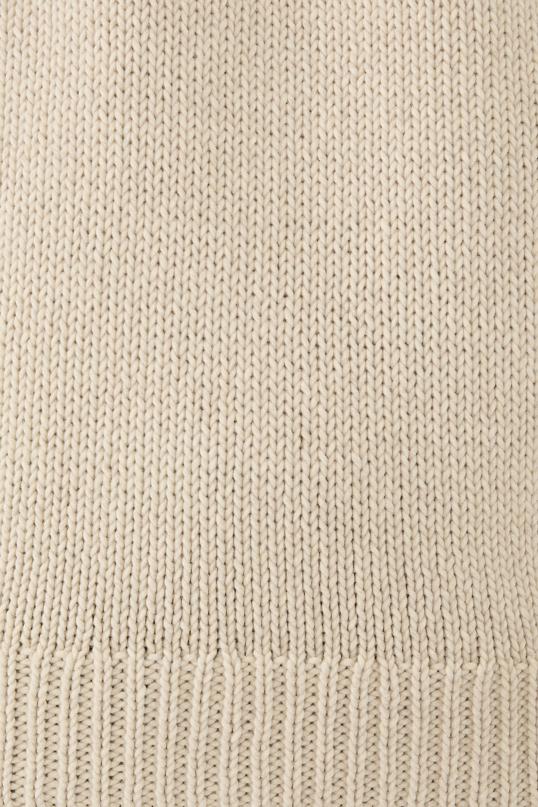 سترة منسوجة صوف وكشمير بحياكة سميكة