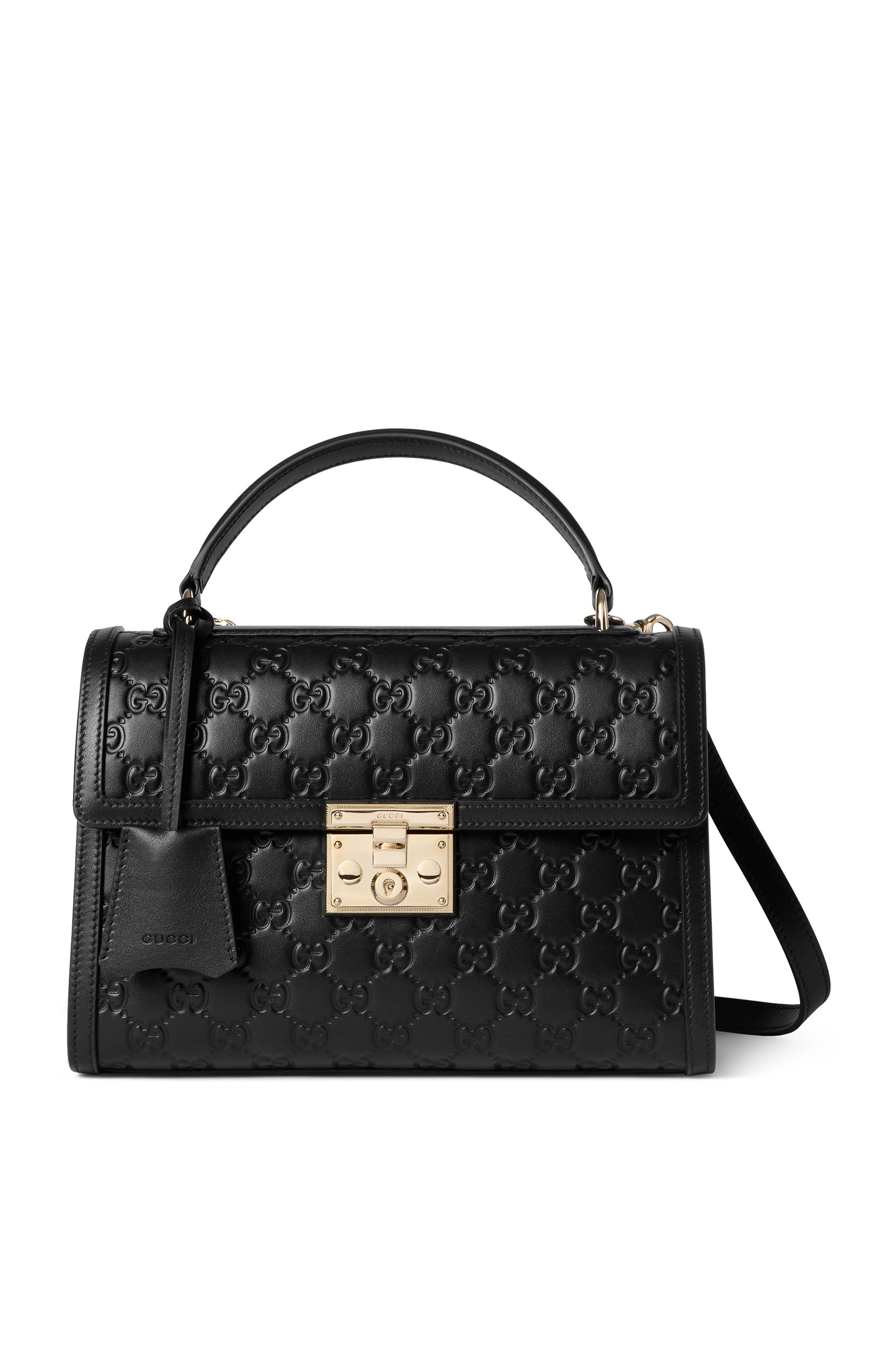 حقيبة متوسطة بيد علوية وقفل