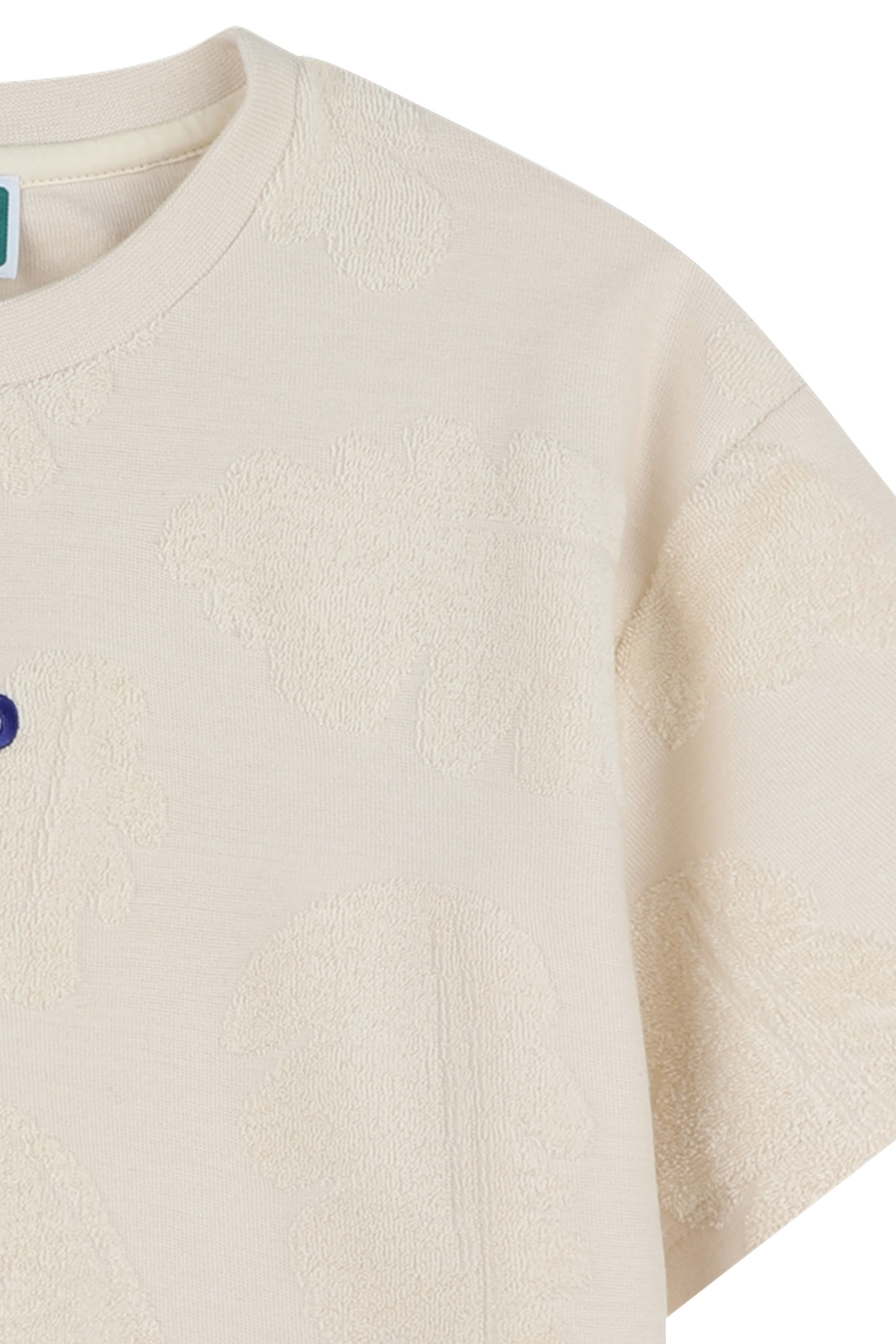 تيشيرت قطن بشعار الماركة للأطفال