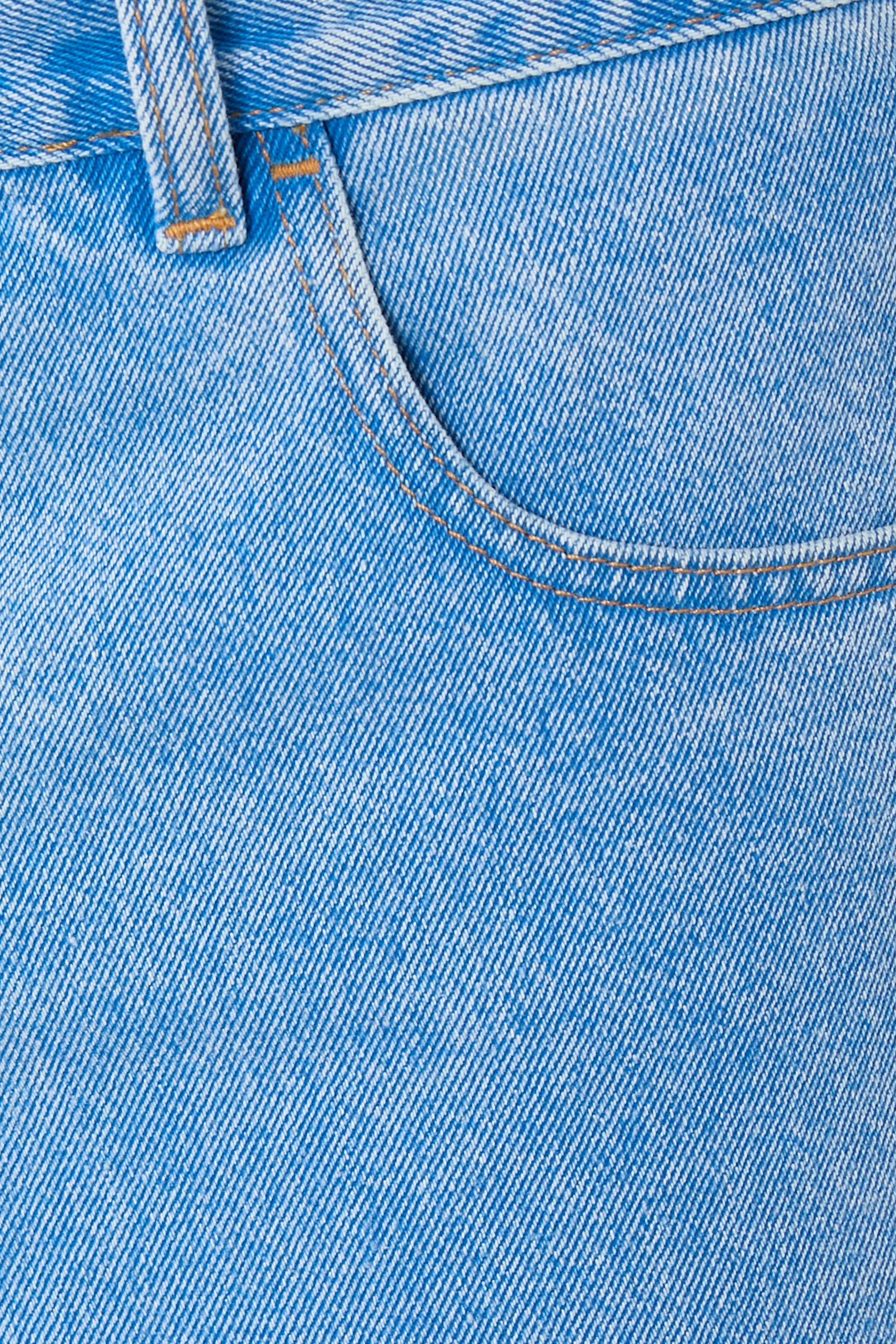 بنطال جينز بقصة واسعة دنيم عضوي