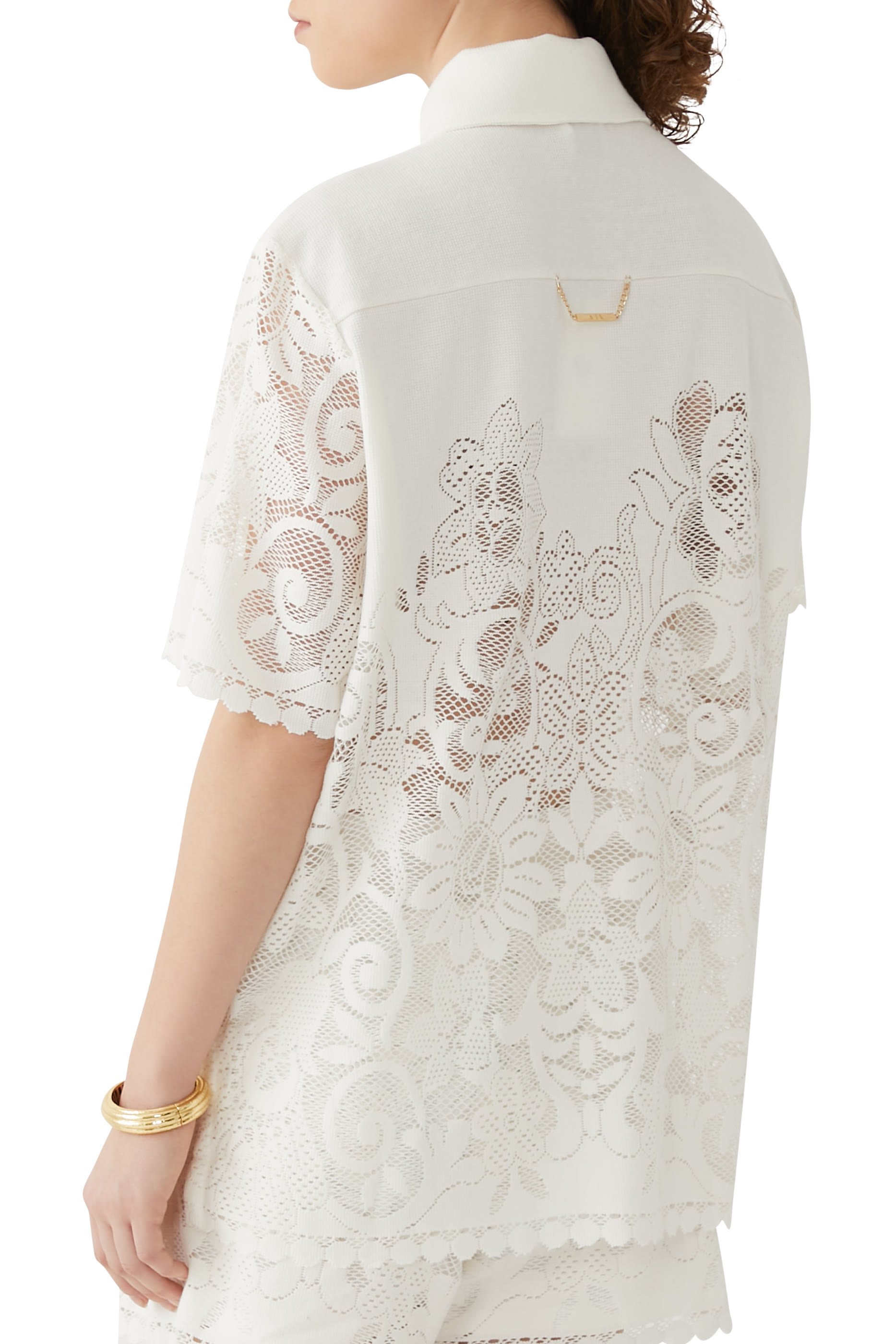 قميص ميوزيس بقصة فضفاضة دانتيل