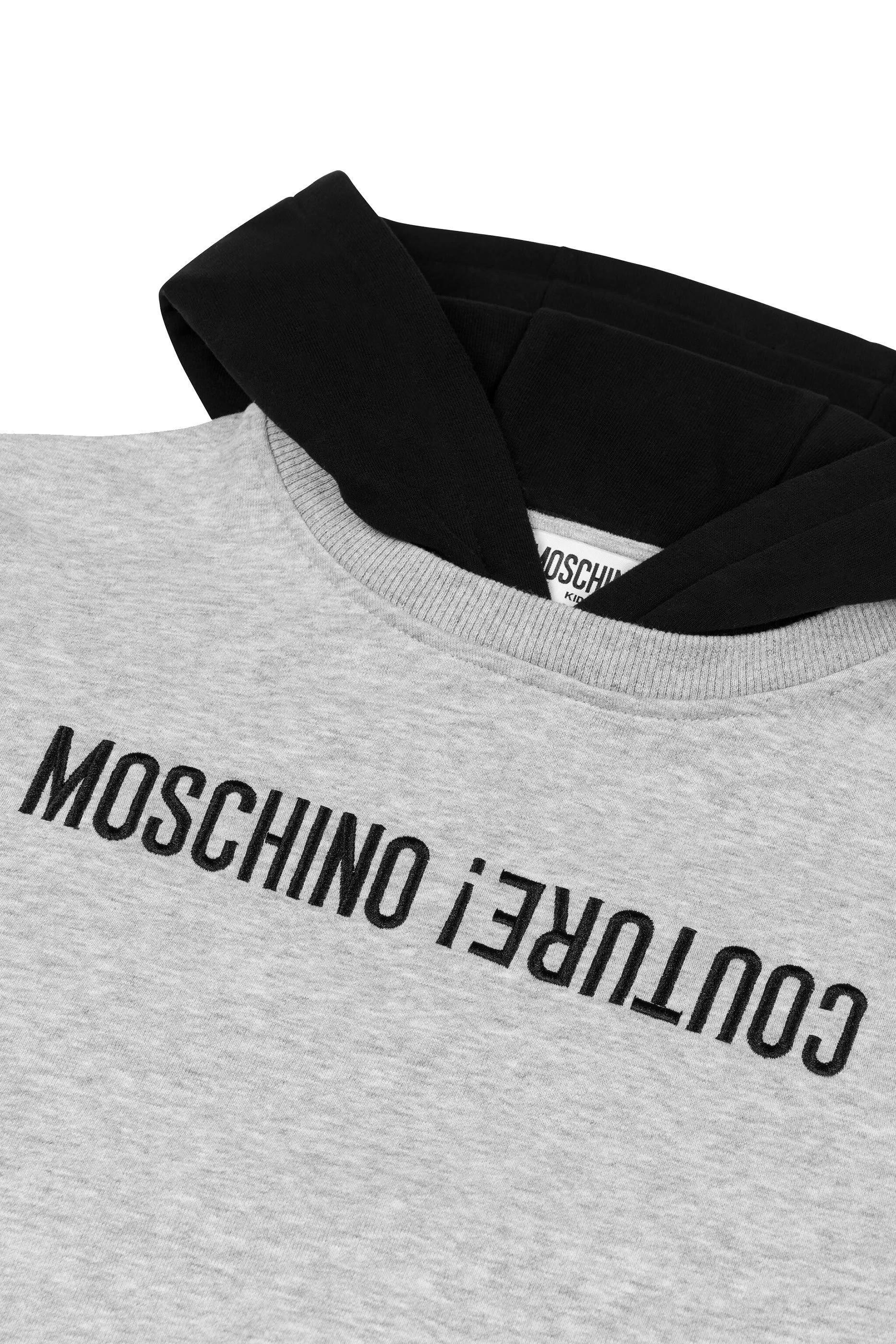 هودي بطبعة شعار الماركة بالمعكوس للأطفال