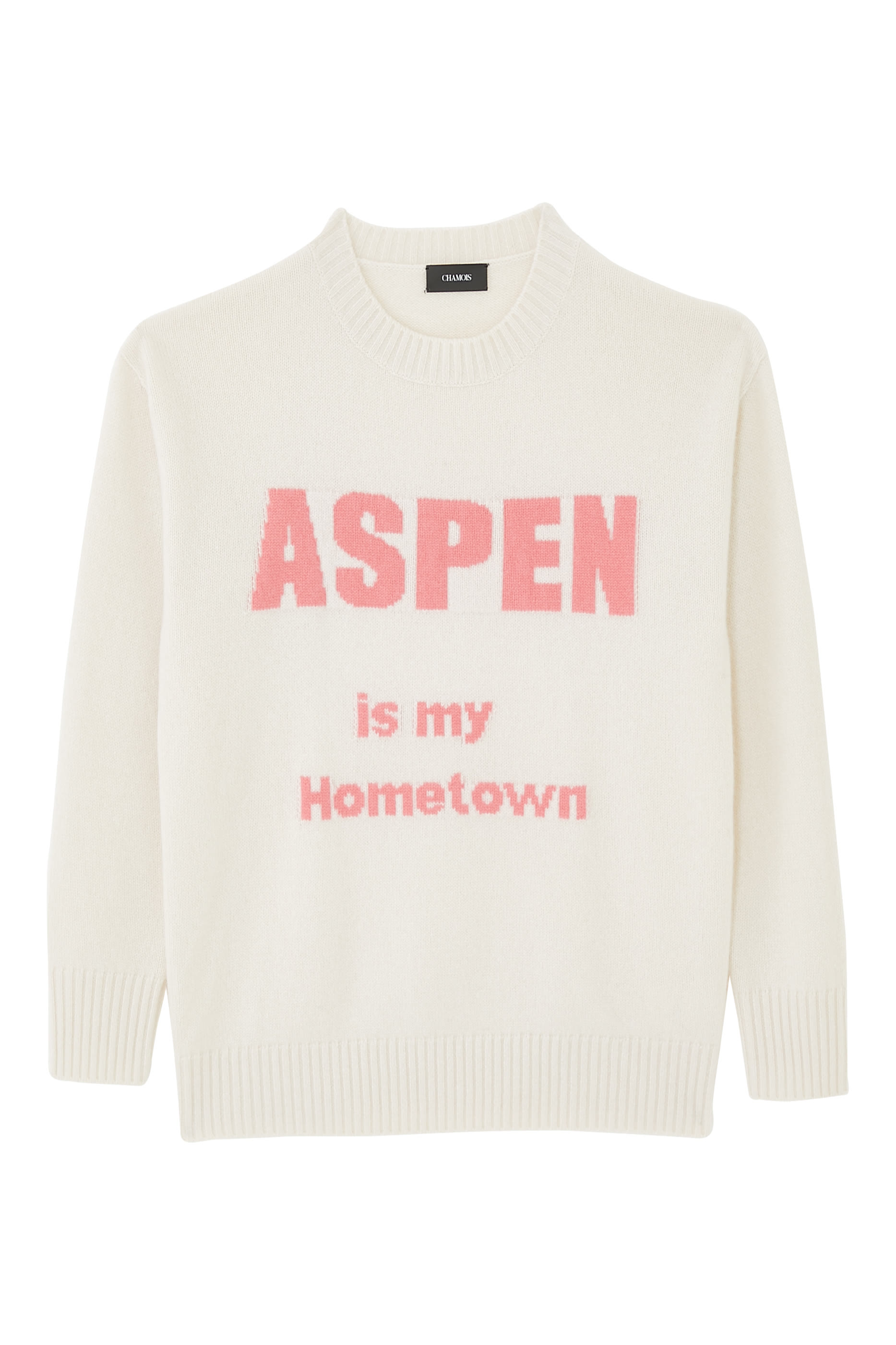 سترة منسوجة بنقشة آسبن ايز ماي هوم تاون