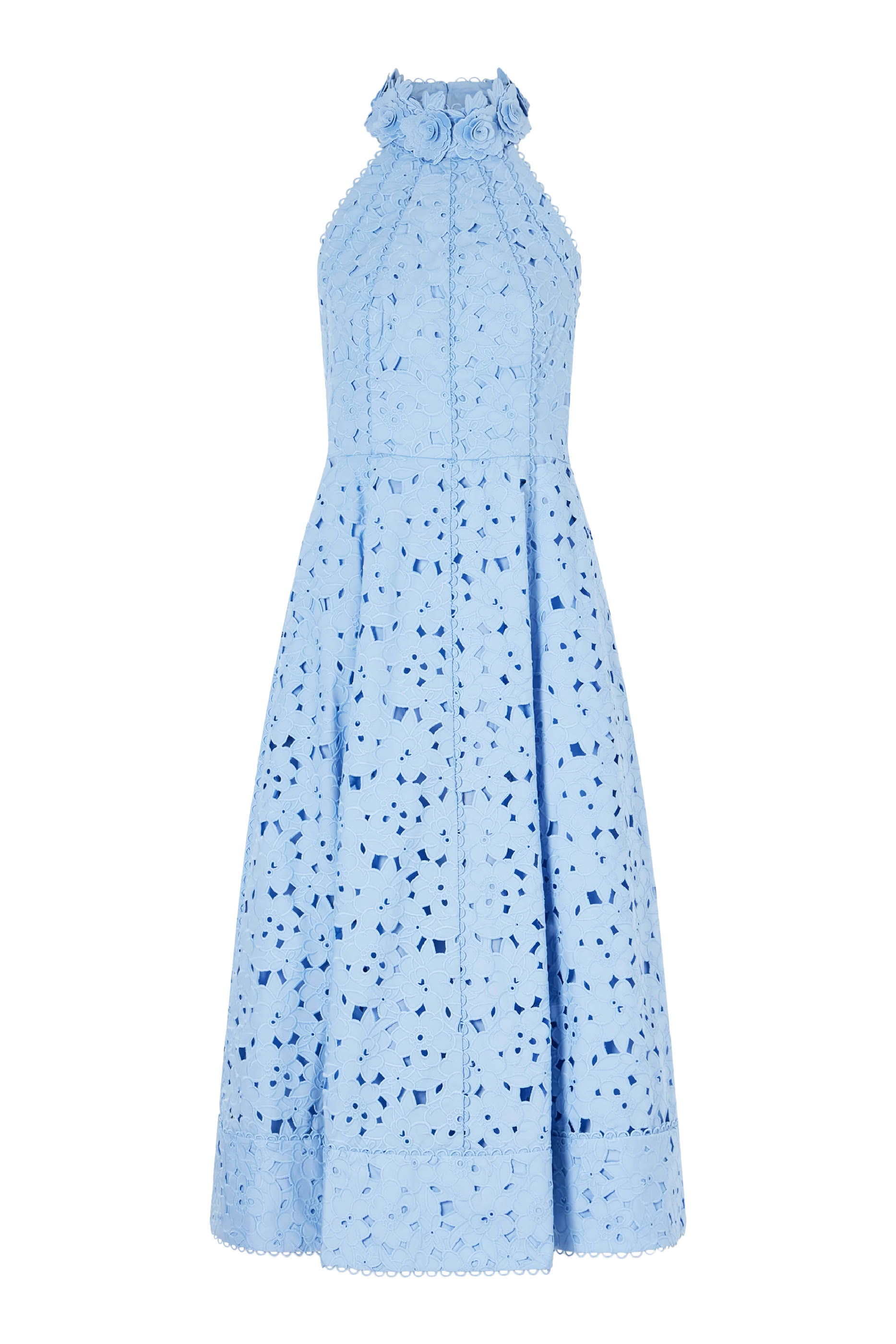 فستان نوفولا متوسط الطول برباط حول الرقبة