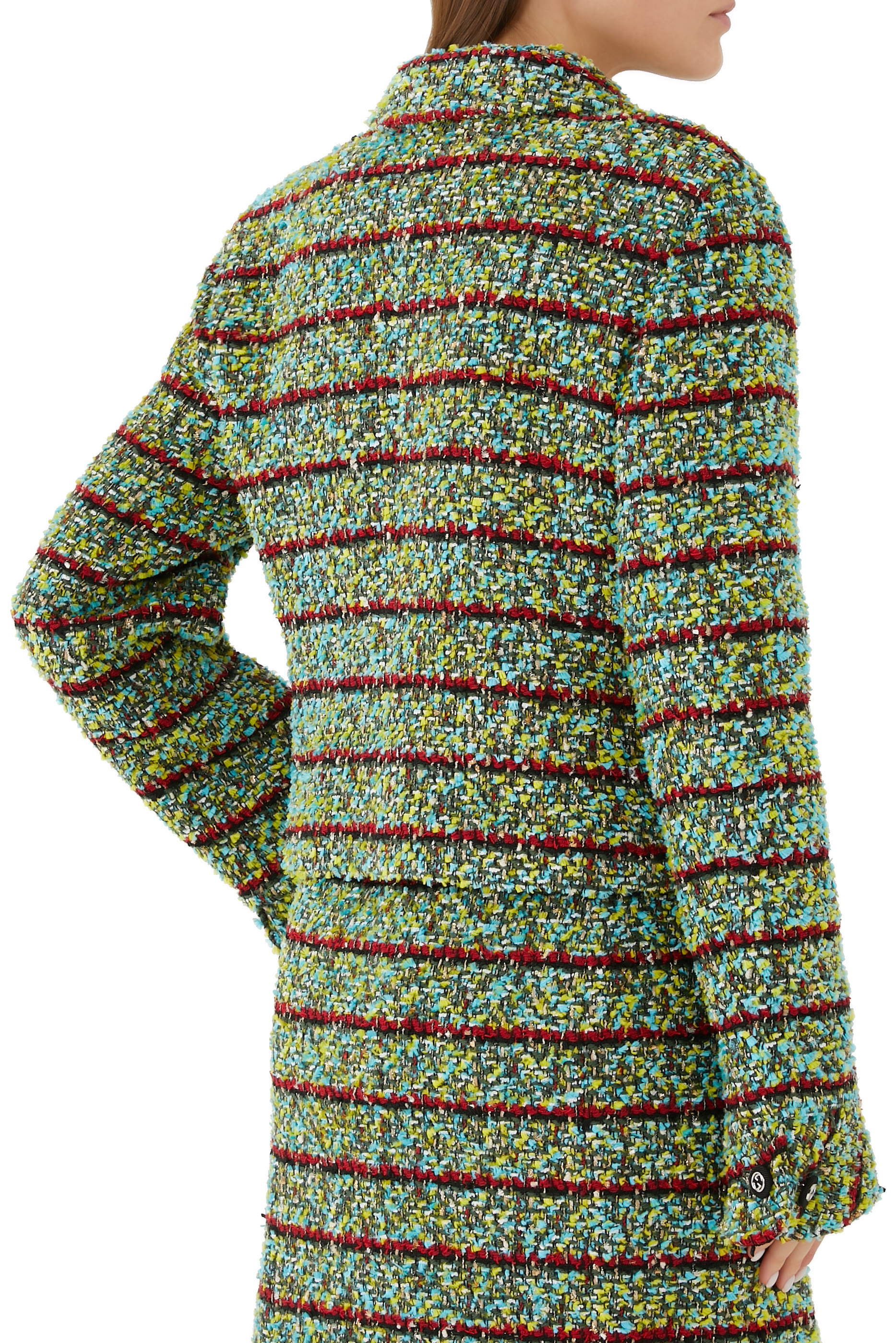 جاكيت مخطط تويد