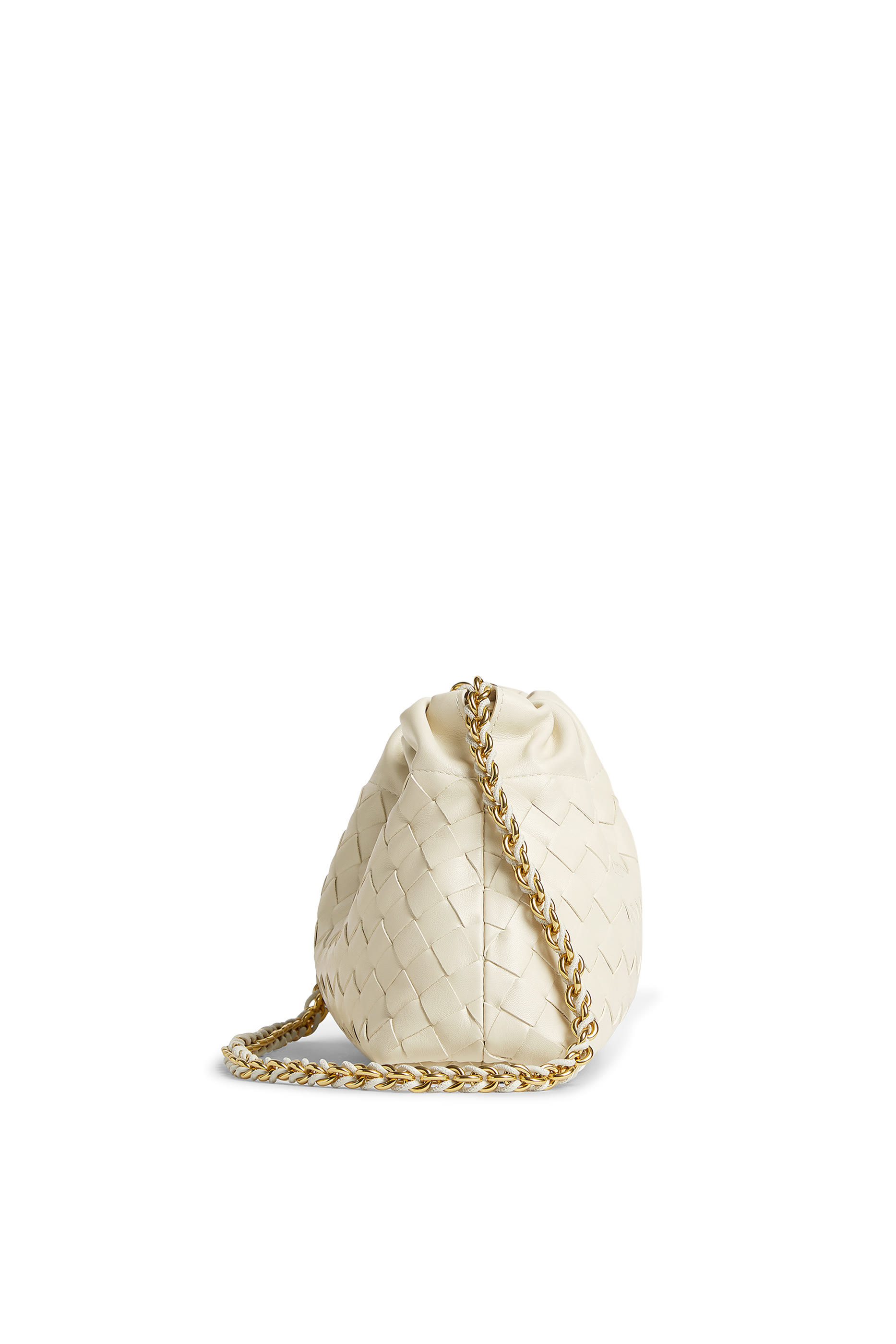 حقيبة صغيرة جلد مجدول