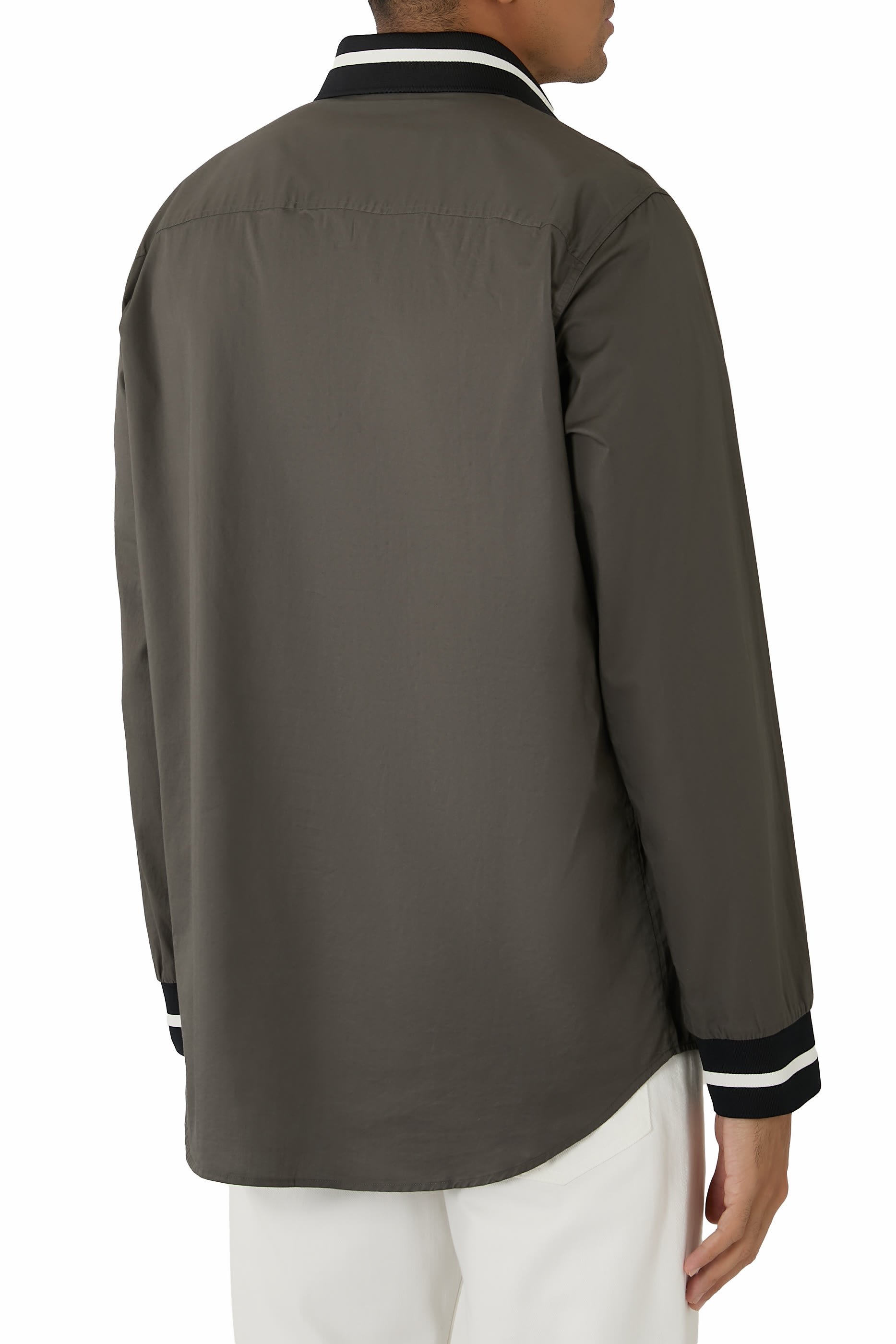 قميص بشعار الماركة قطن