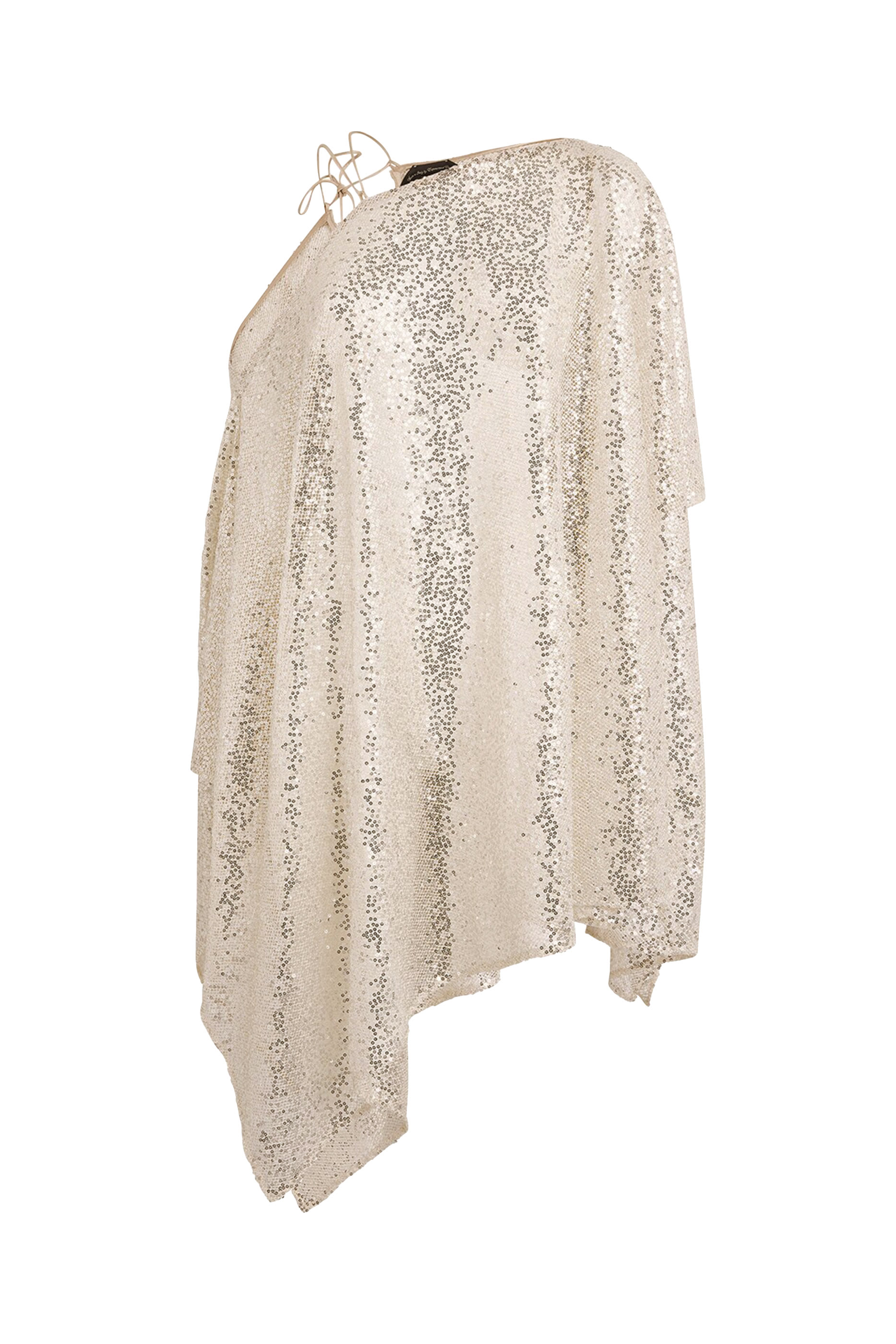 فستان سزا سزا ديسكو قصير مزين بترتر