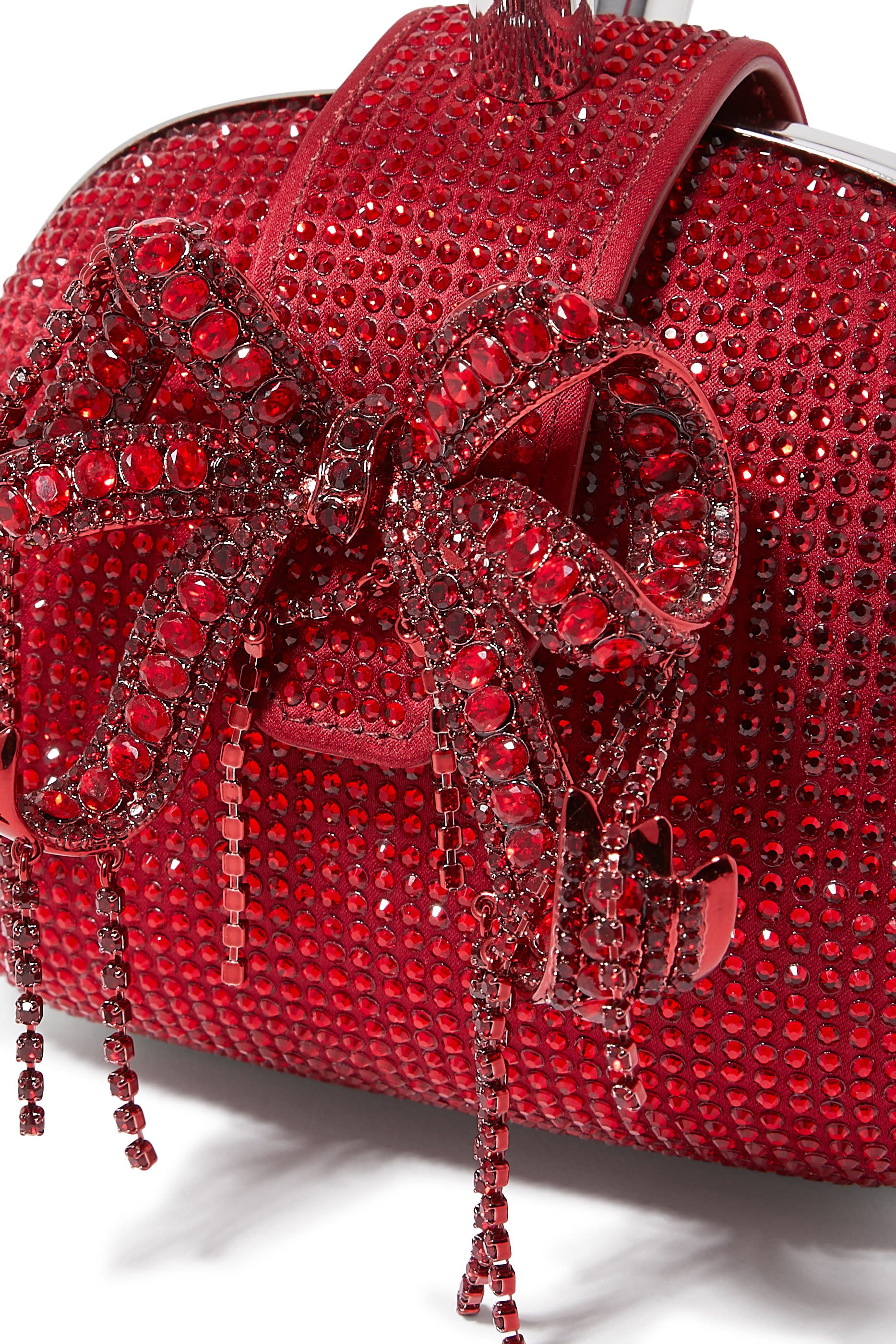 كلاتش بيد علوية وعقدة مرصعة بأحجار الراين