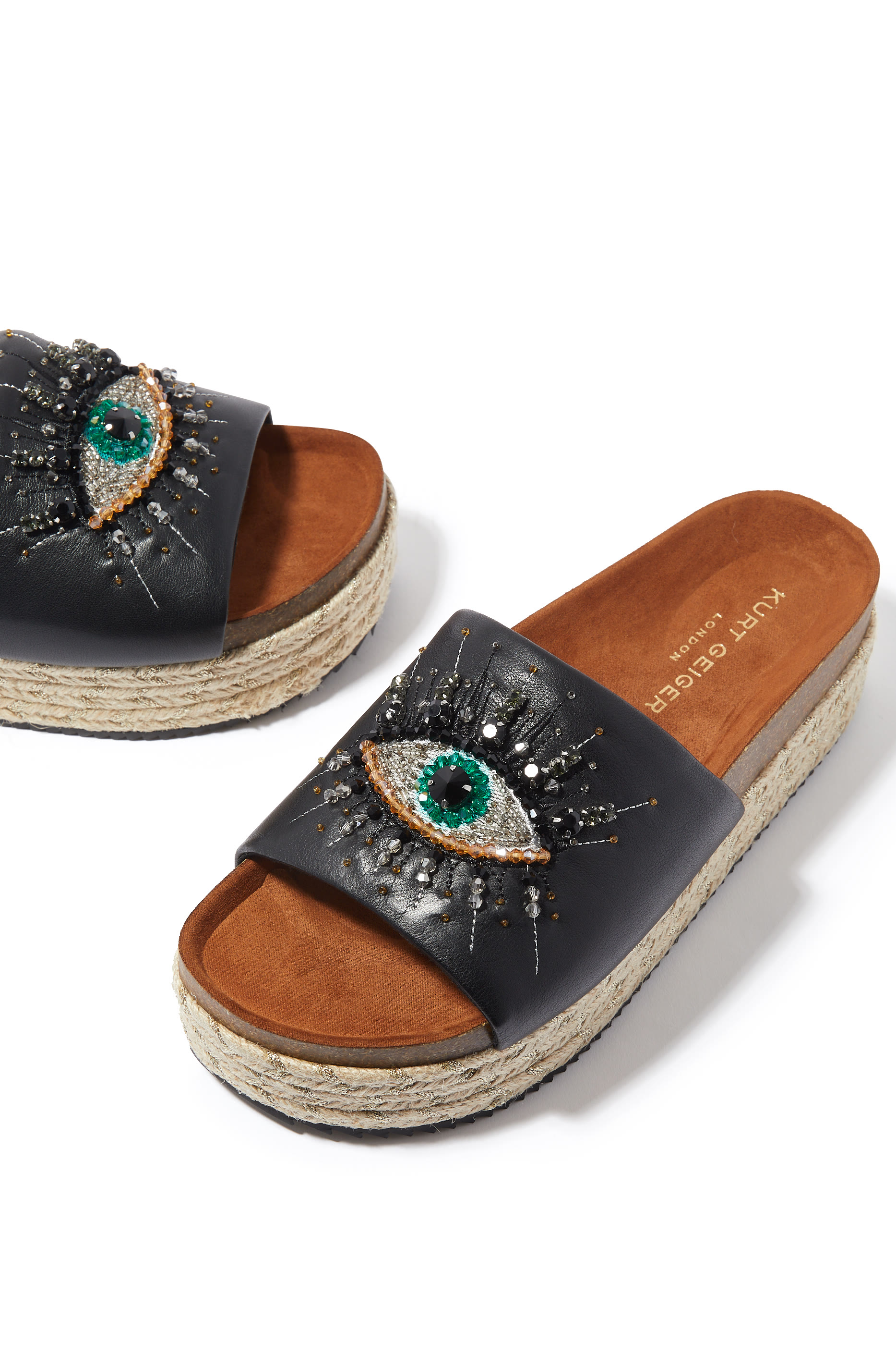 صندل كنسينغتون 40 جلد بنعل سميك وعين حسود