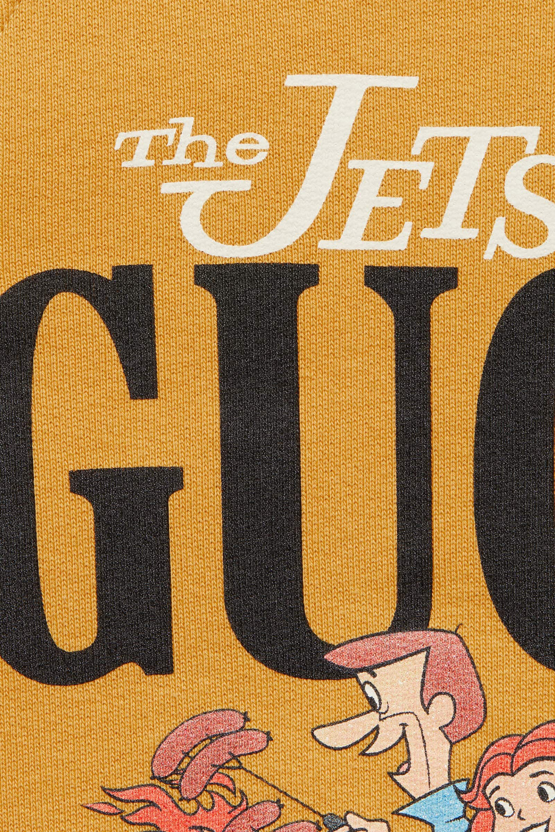 سويت شيرت بغطاء رأس قطن للأطفال بطبعات جيتسونز