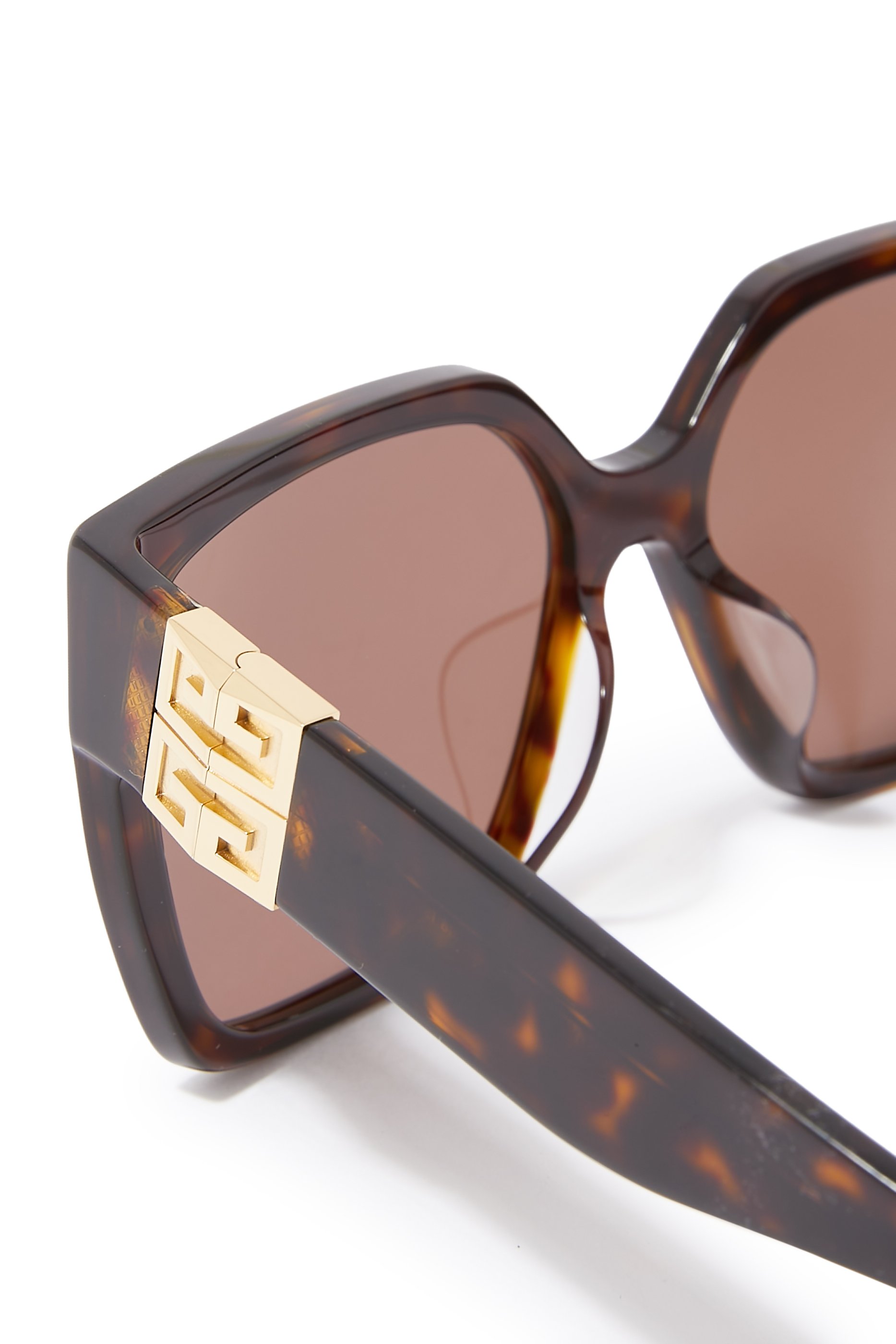 نظارة شمسية بإطار مربع وشعار 4G