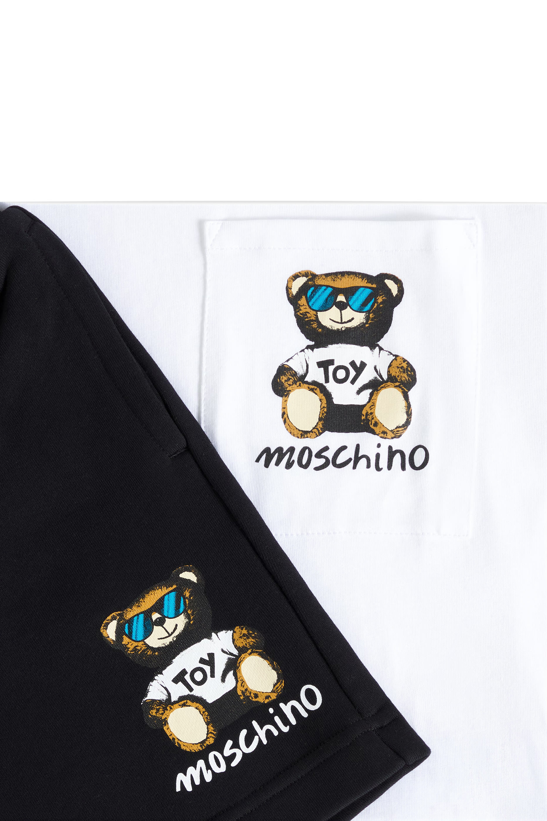 طقم تيشيرت وشورت قطن للأطفال