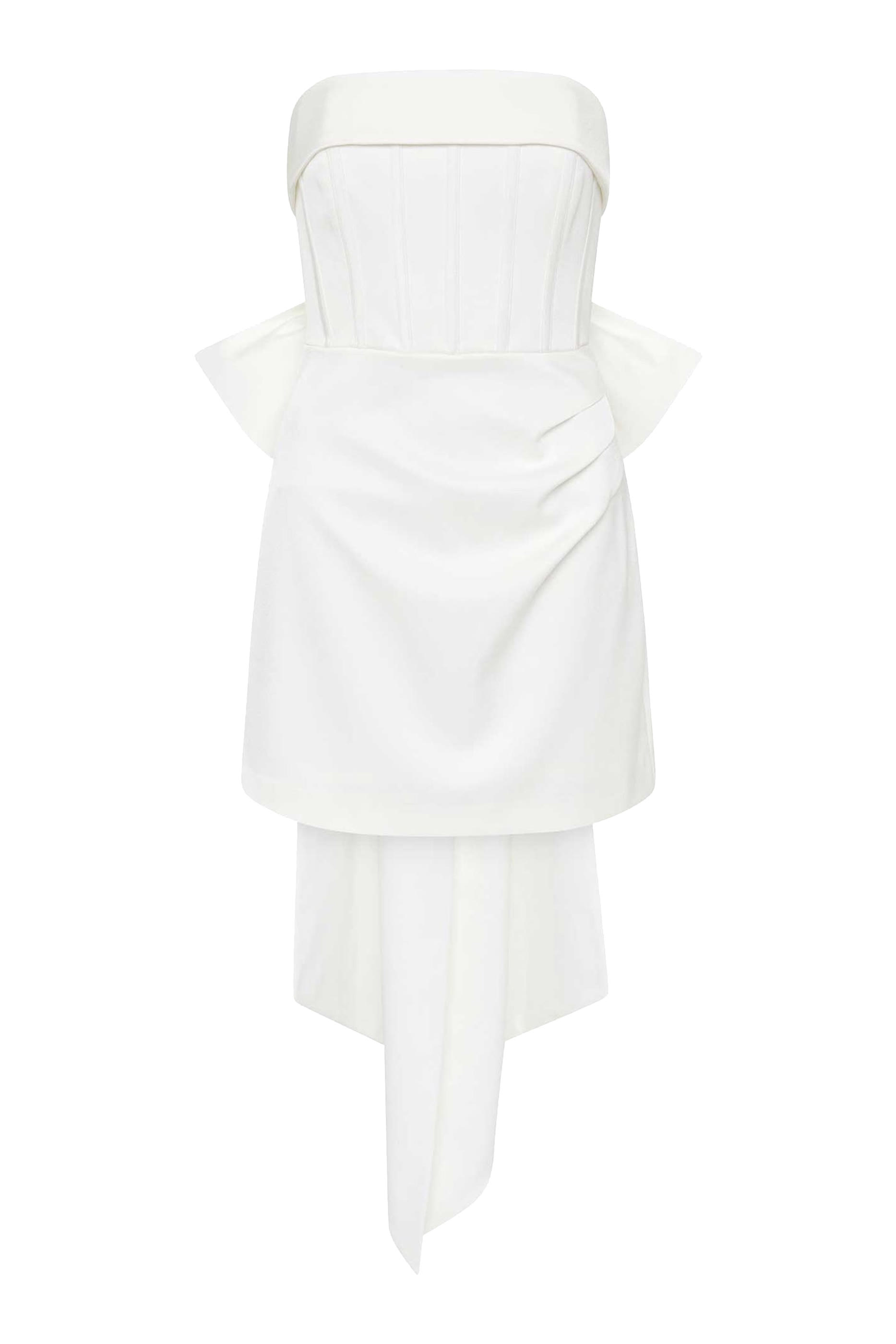 فستان ليا قصير بلا حمالات