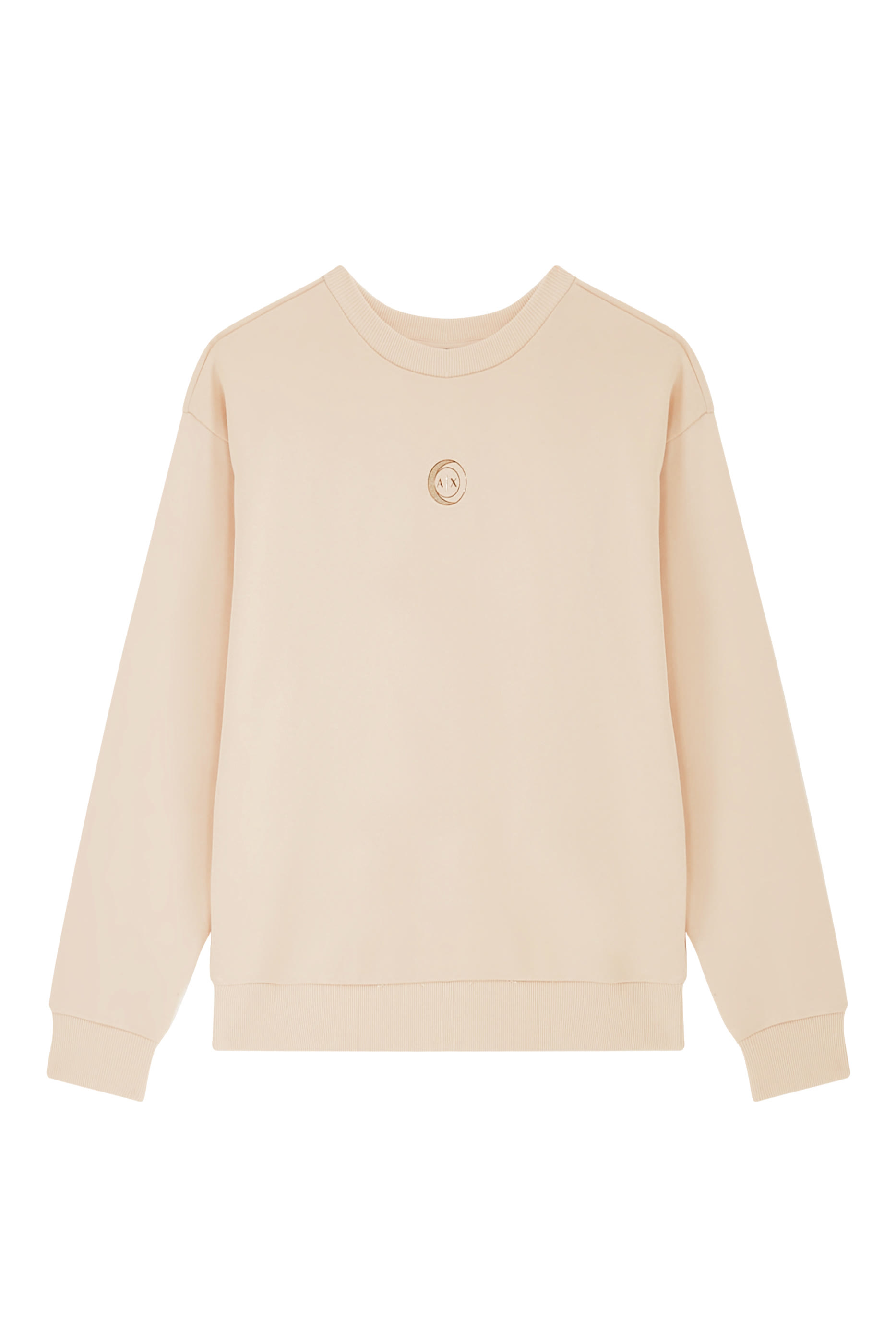 سويت شيرت بغطاء للرأس وشعار الماركة