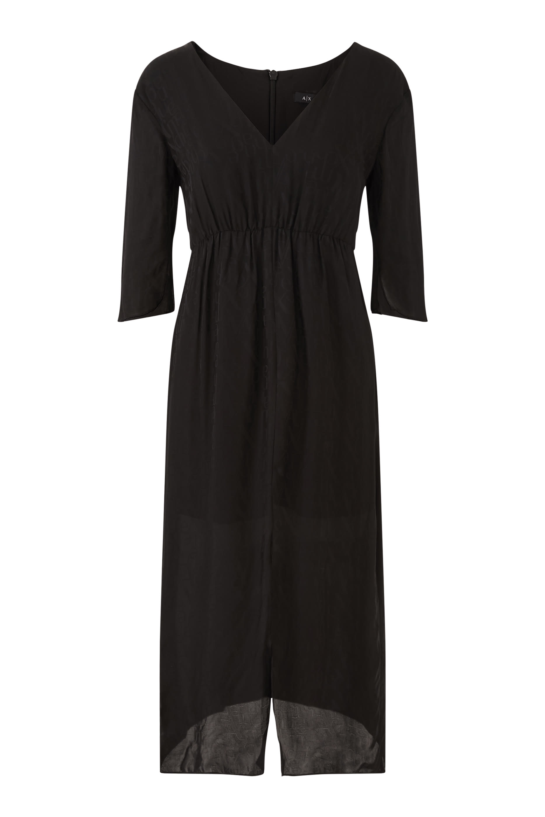 فستان ميلانو بياقة على شكل حرف V