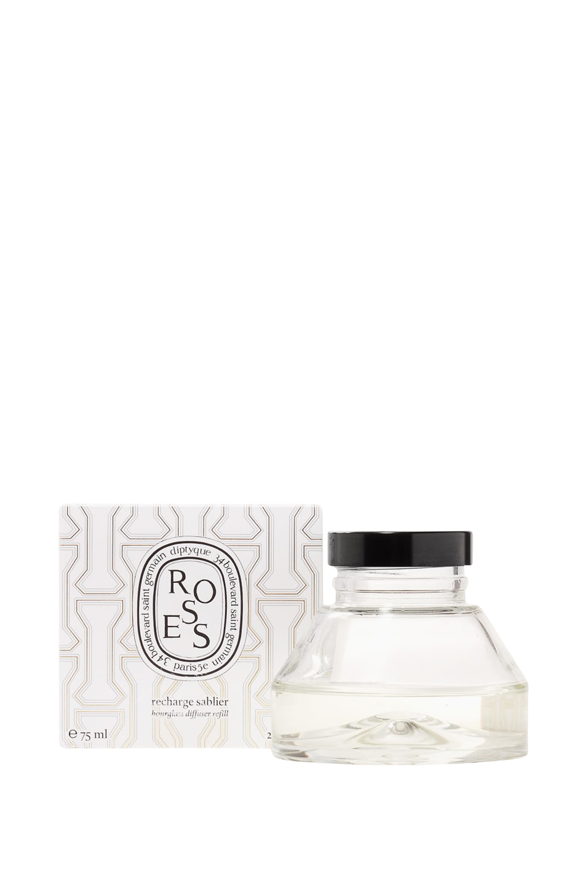 عبوة إعادة ملء موزع عطر روزيس بتصميم الساعة الرملية