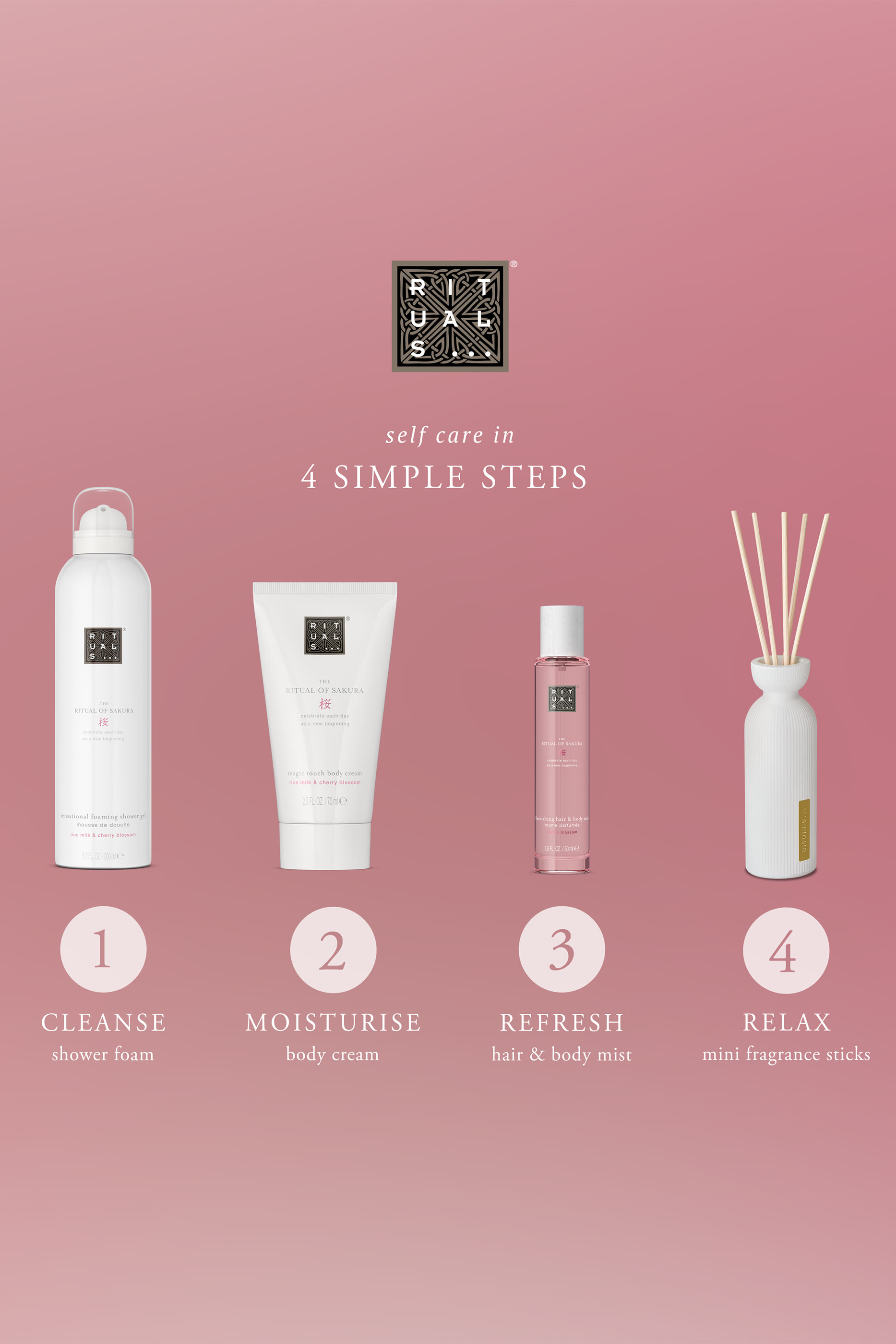 مجموعة هدايا ذا ريتوال اوف ساكورا بمقاس كبير