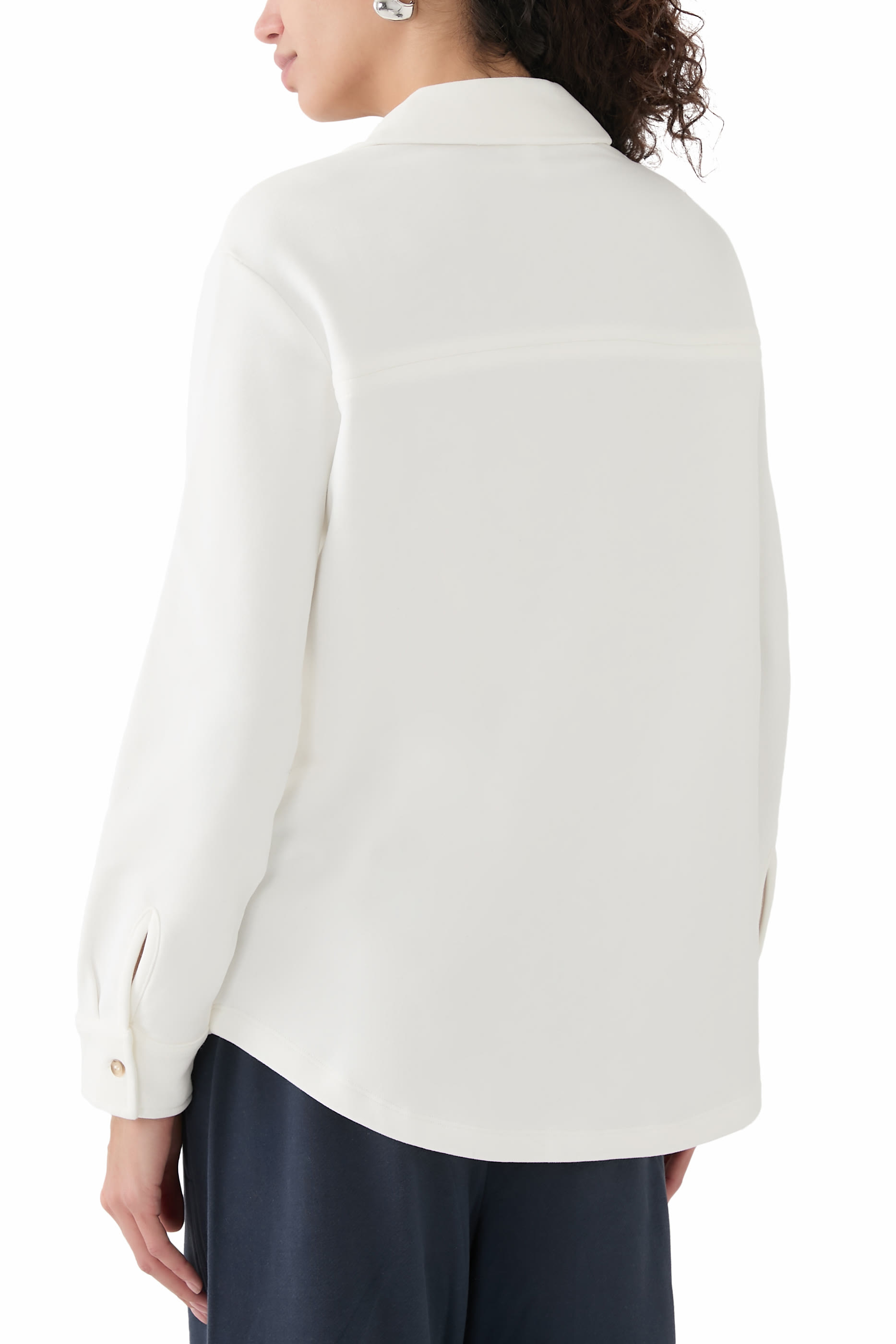 قميص بأزرار للسفر قطن عضوي