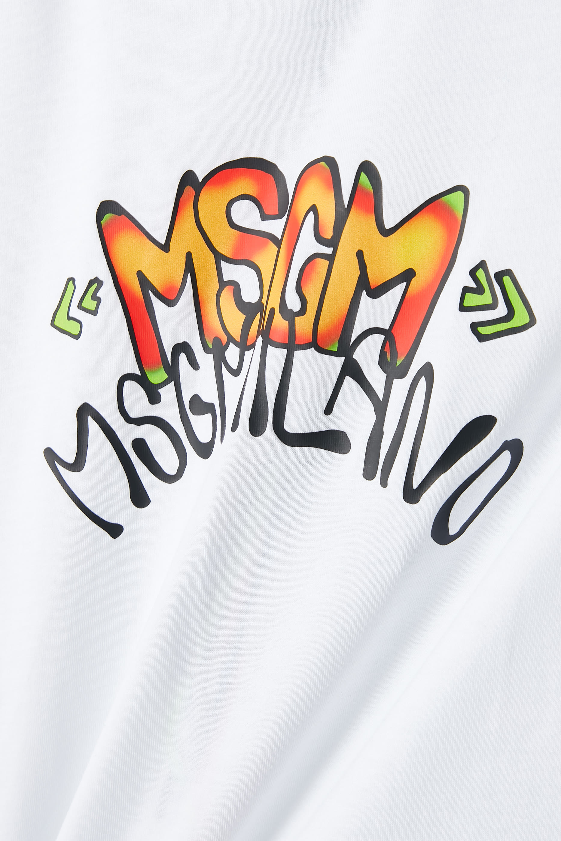 تيشيرت بشعار الماركة قطن للأطفال