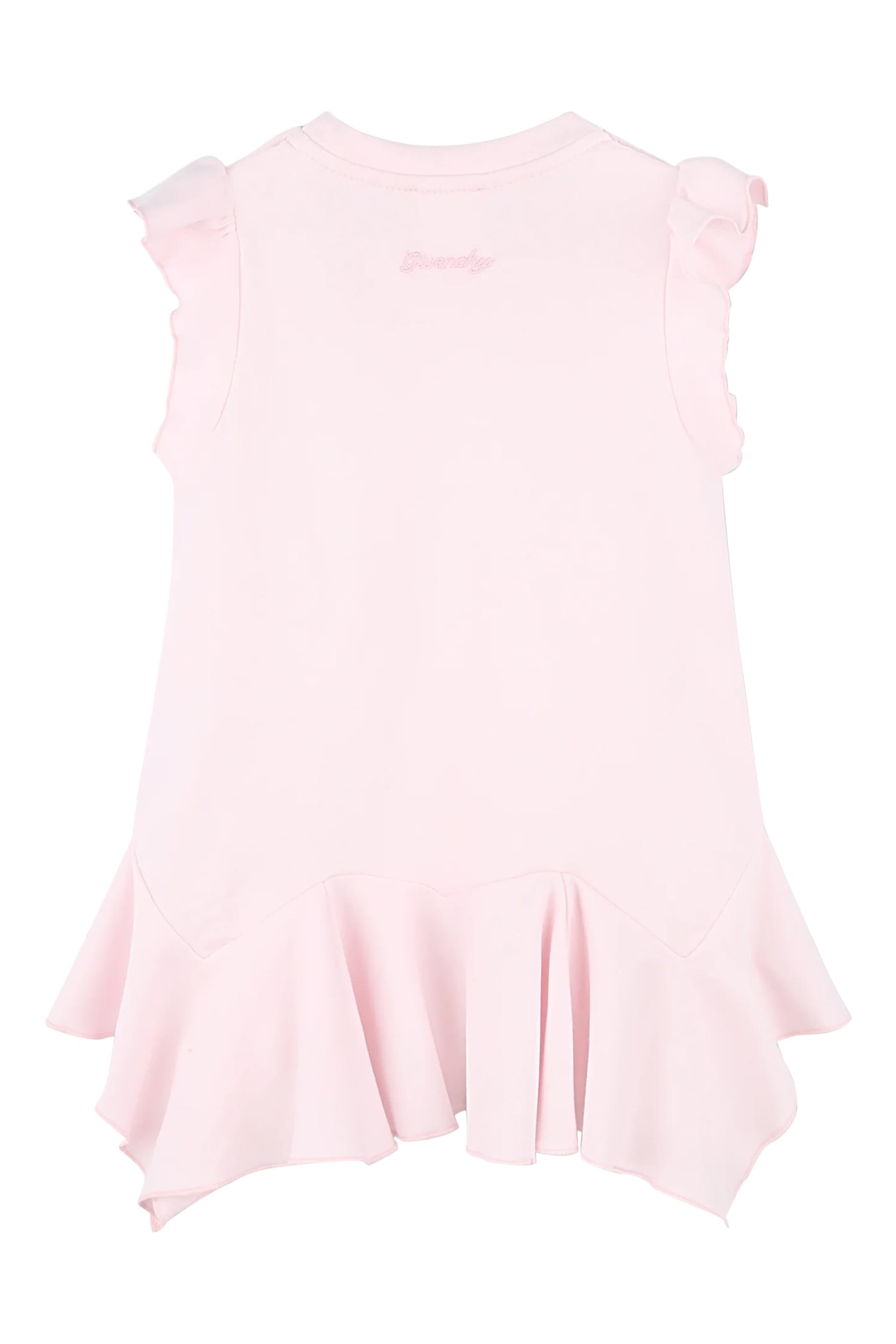 فستان بشعار الماركة في الأمام والخلف للأطفال