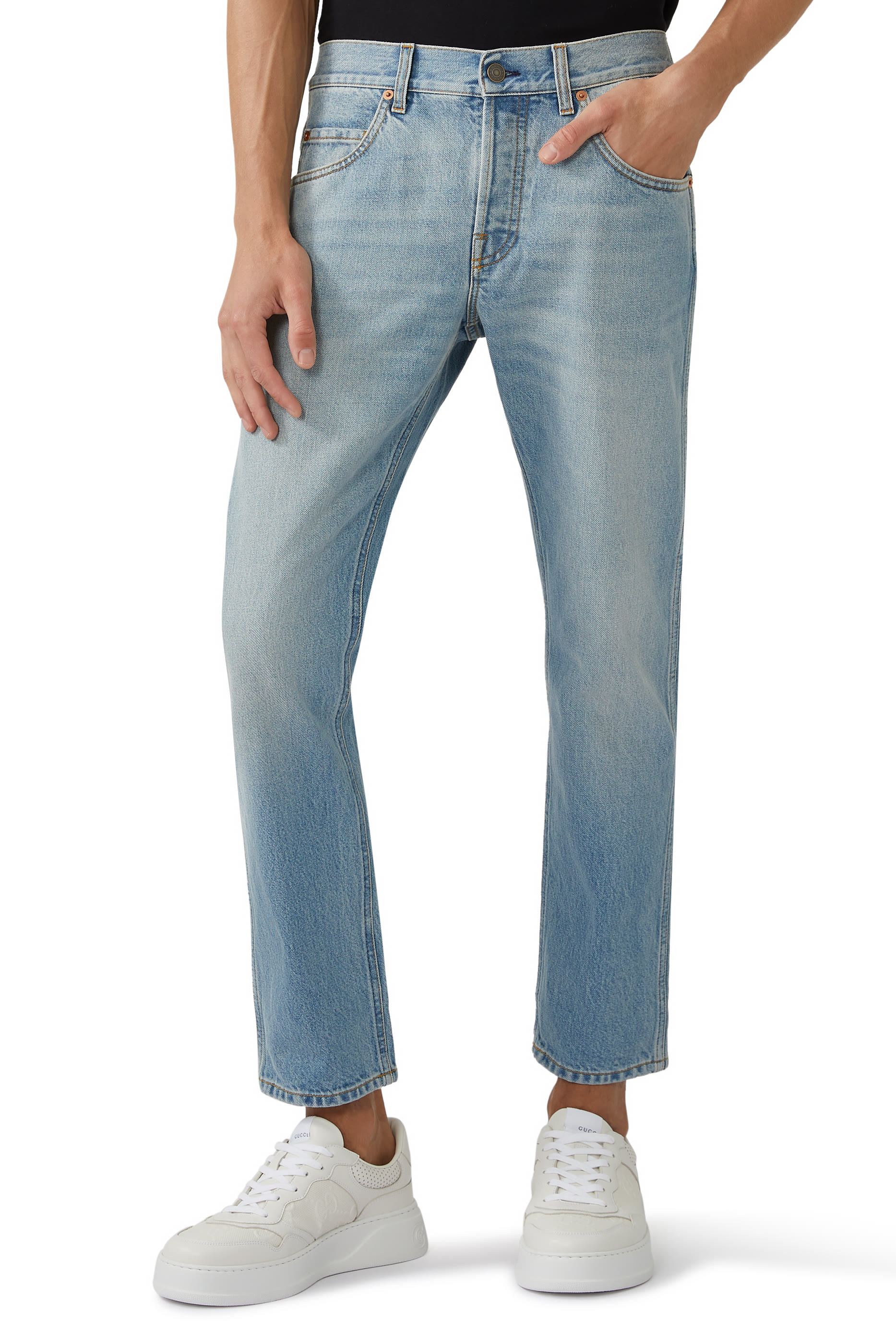 بنطال بقصة ساق مستقيمة صوف