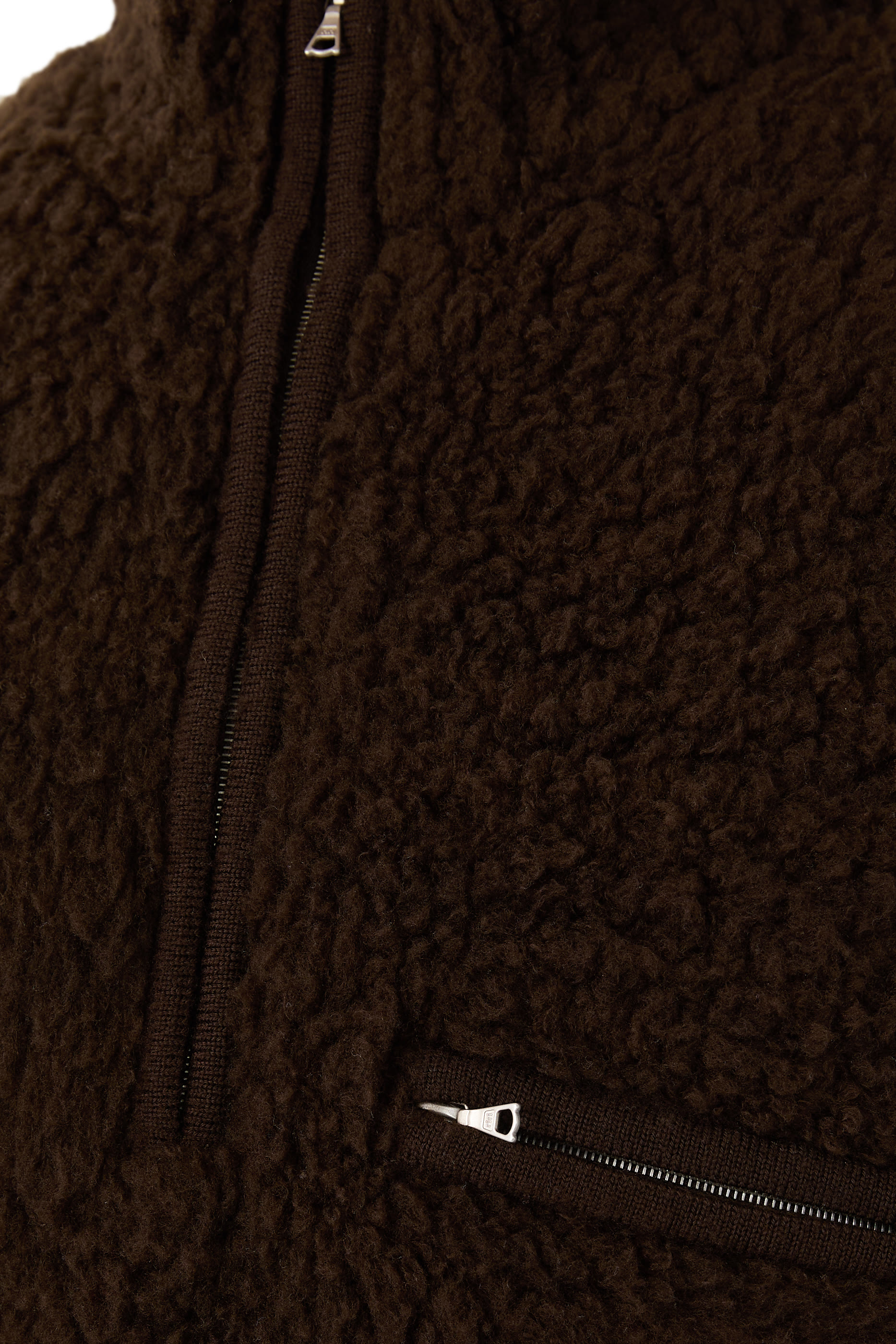 كنزة بوا بنصف سحاب صوف ميرينو 