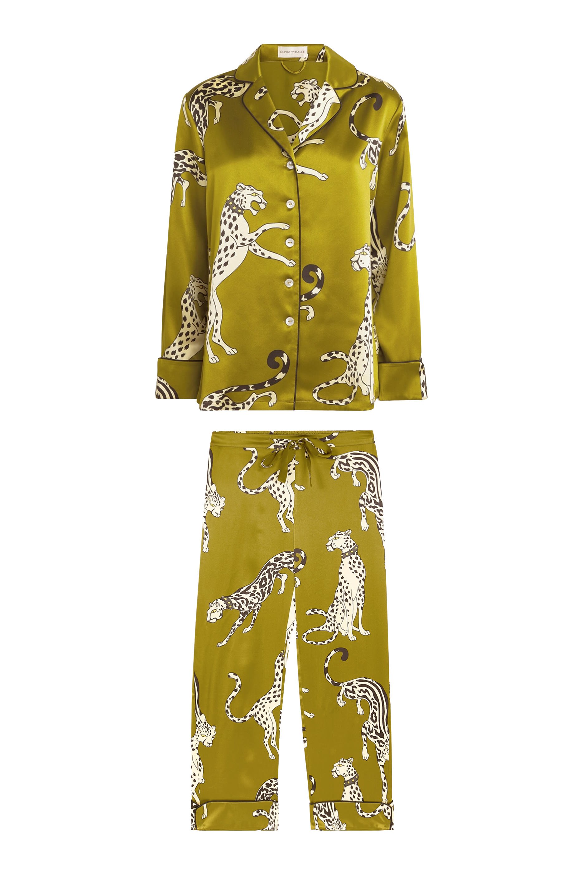 Lila Chanson Leopard Pyjamas 