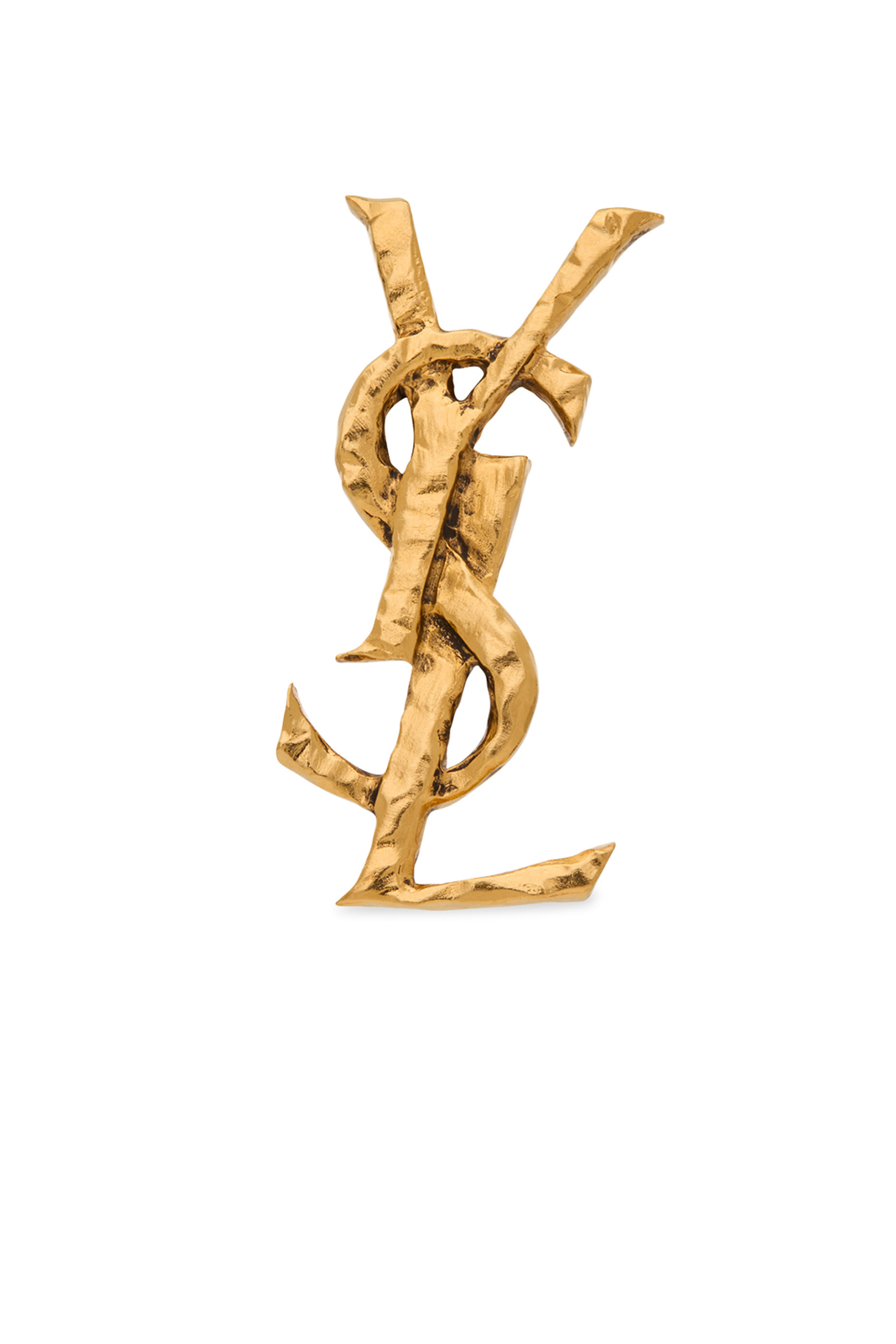 قرط منفرد بتصميم شعار الماركة ومشبك