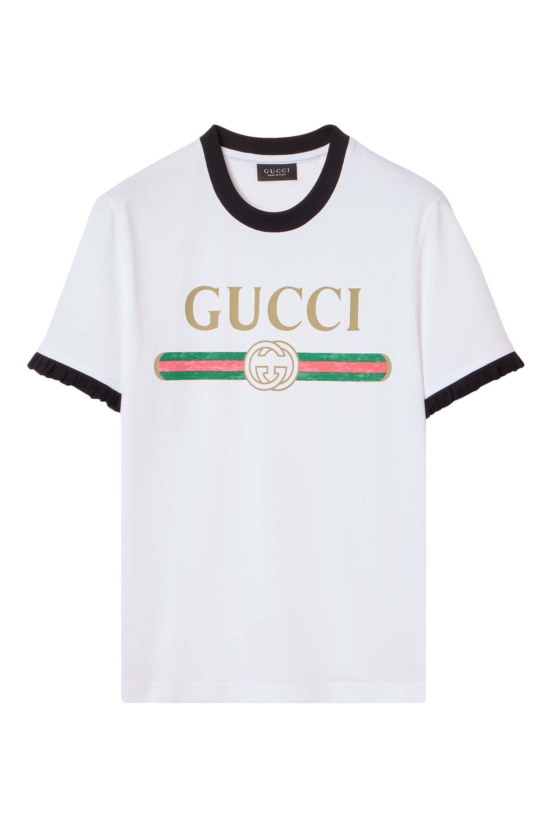 تيشيرت بشعار الماركة قطن جيرسيه