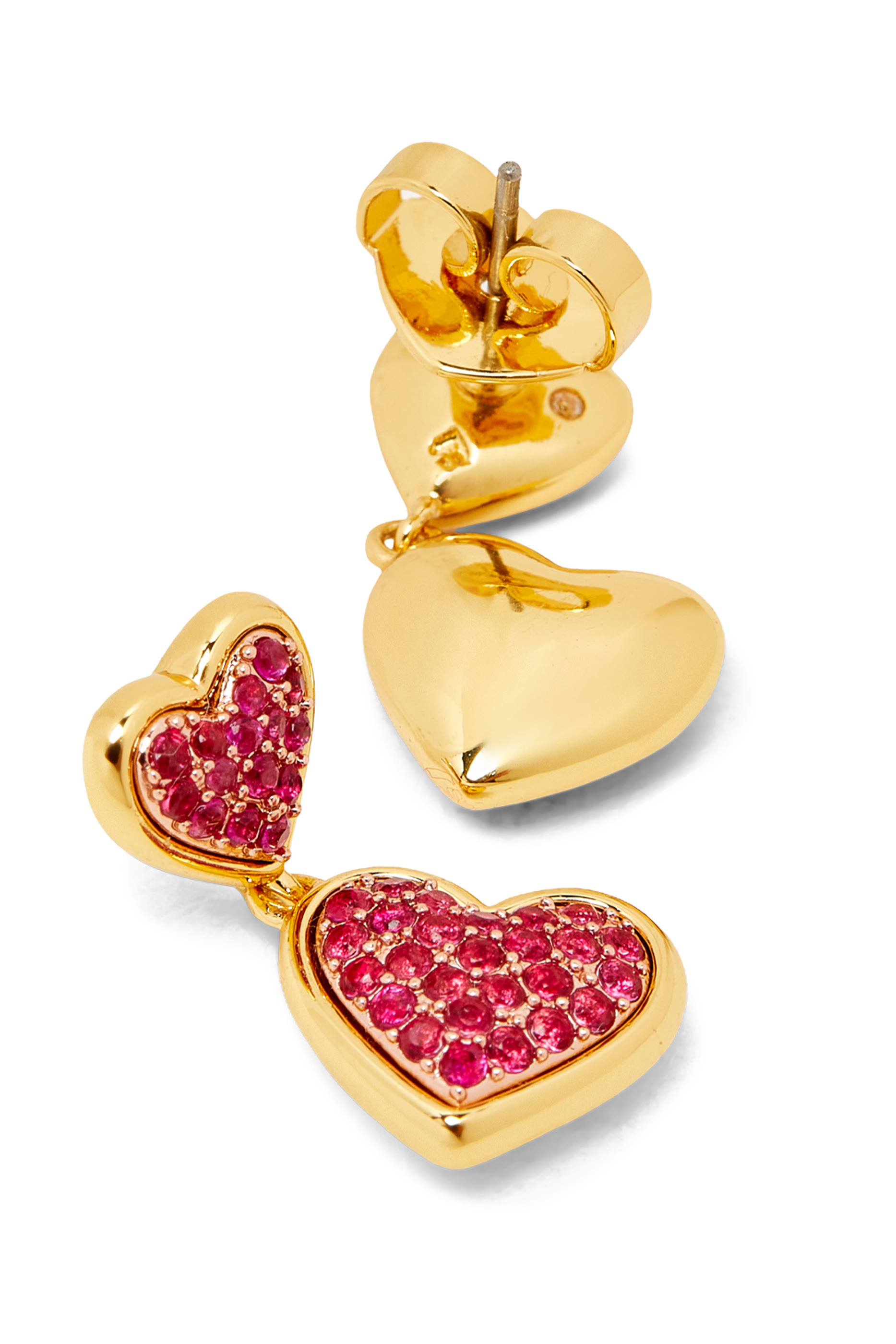 أقراط متدلية ويذ اول ماي هارت مرصعة بأحجار بافيه