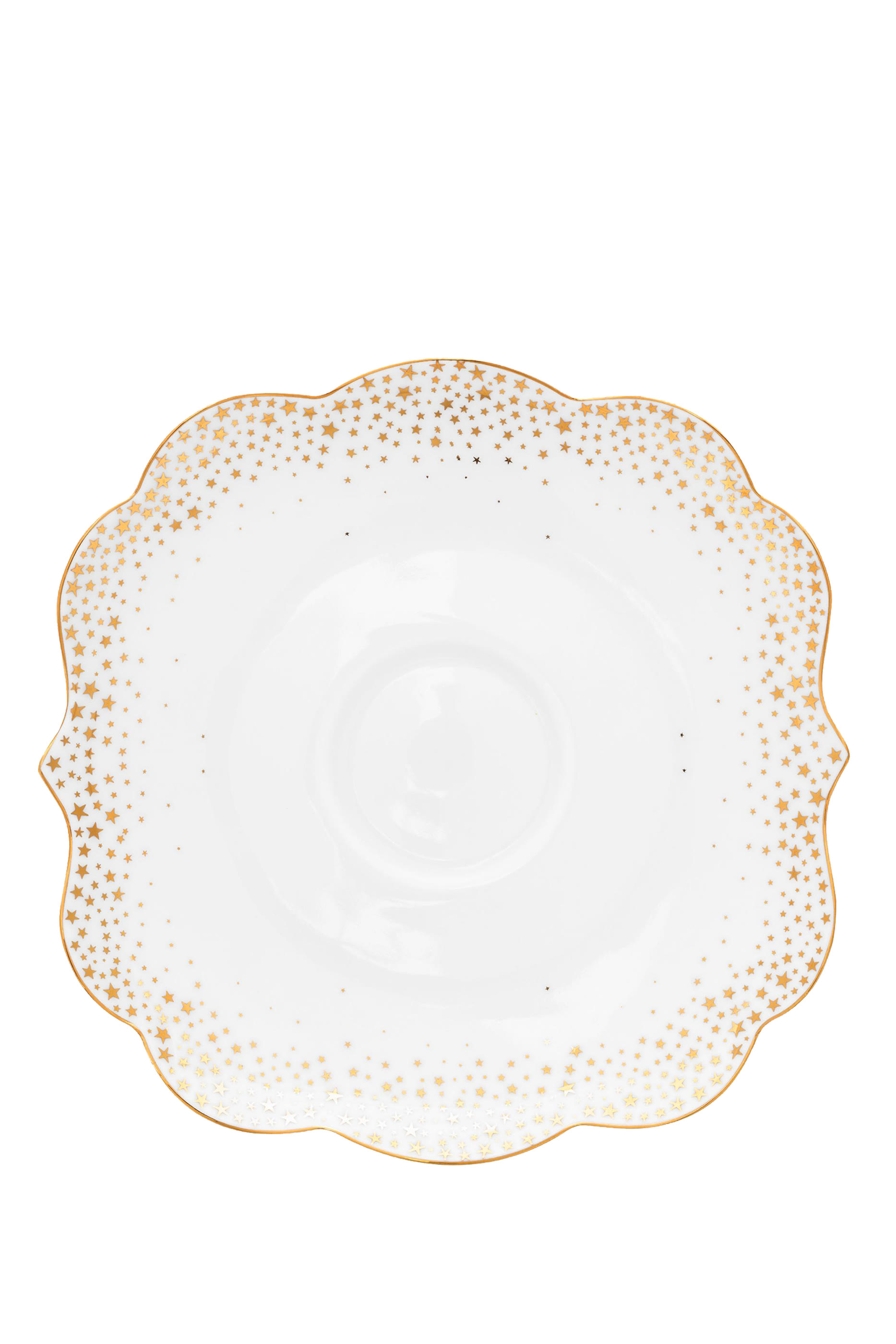 فنجان اسبرسو وطبق رويال وينتر أبيض