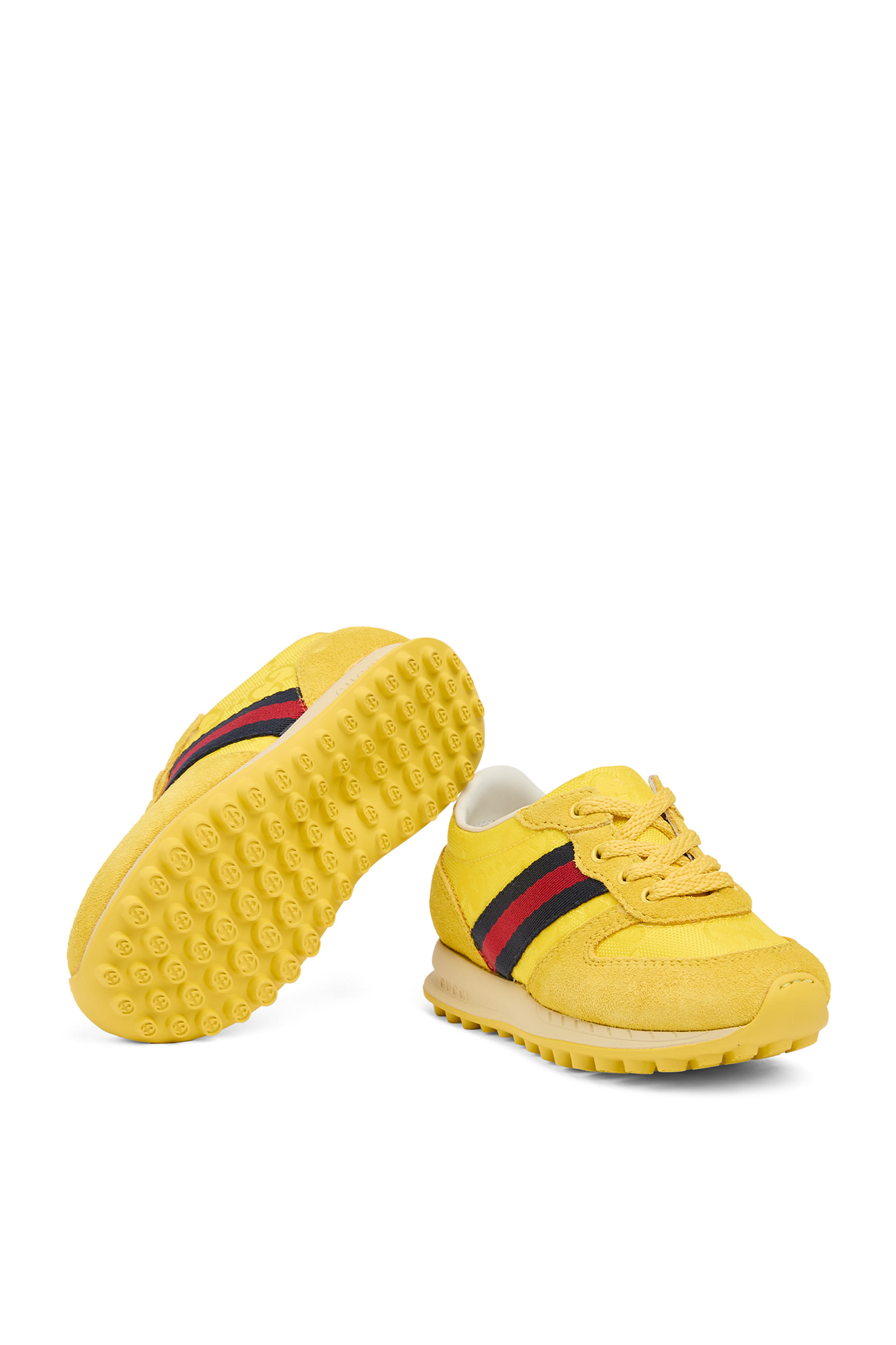 سنيكرز ري-موشن بنقشة حرفي شعار الماركة للأطفال