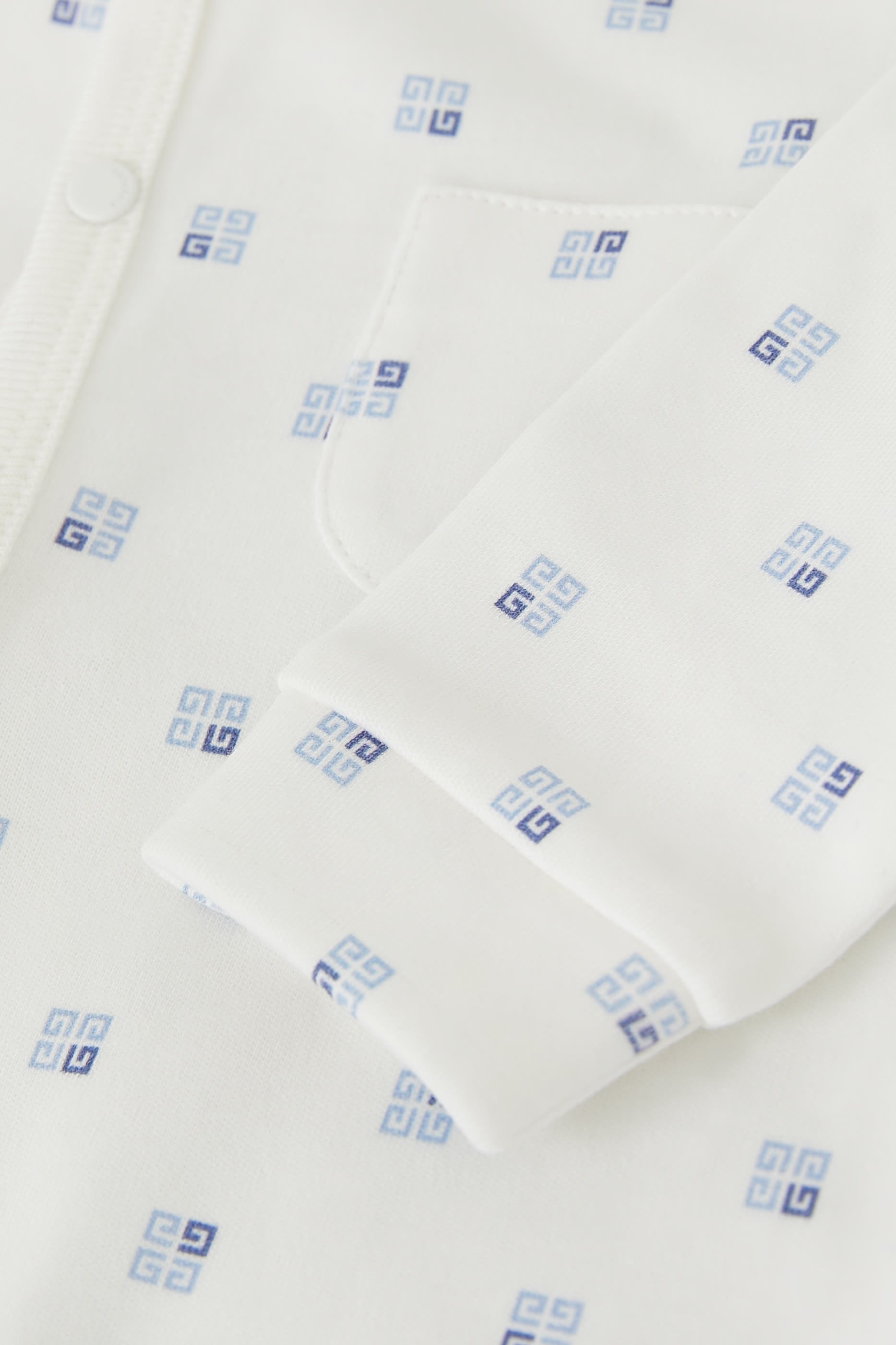 بيجاما مطرزة بشعار الماركة قطن للأطفال