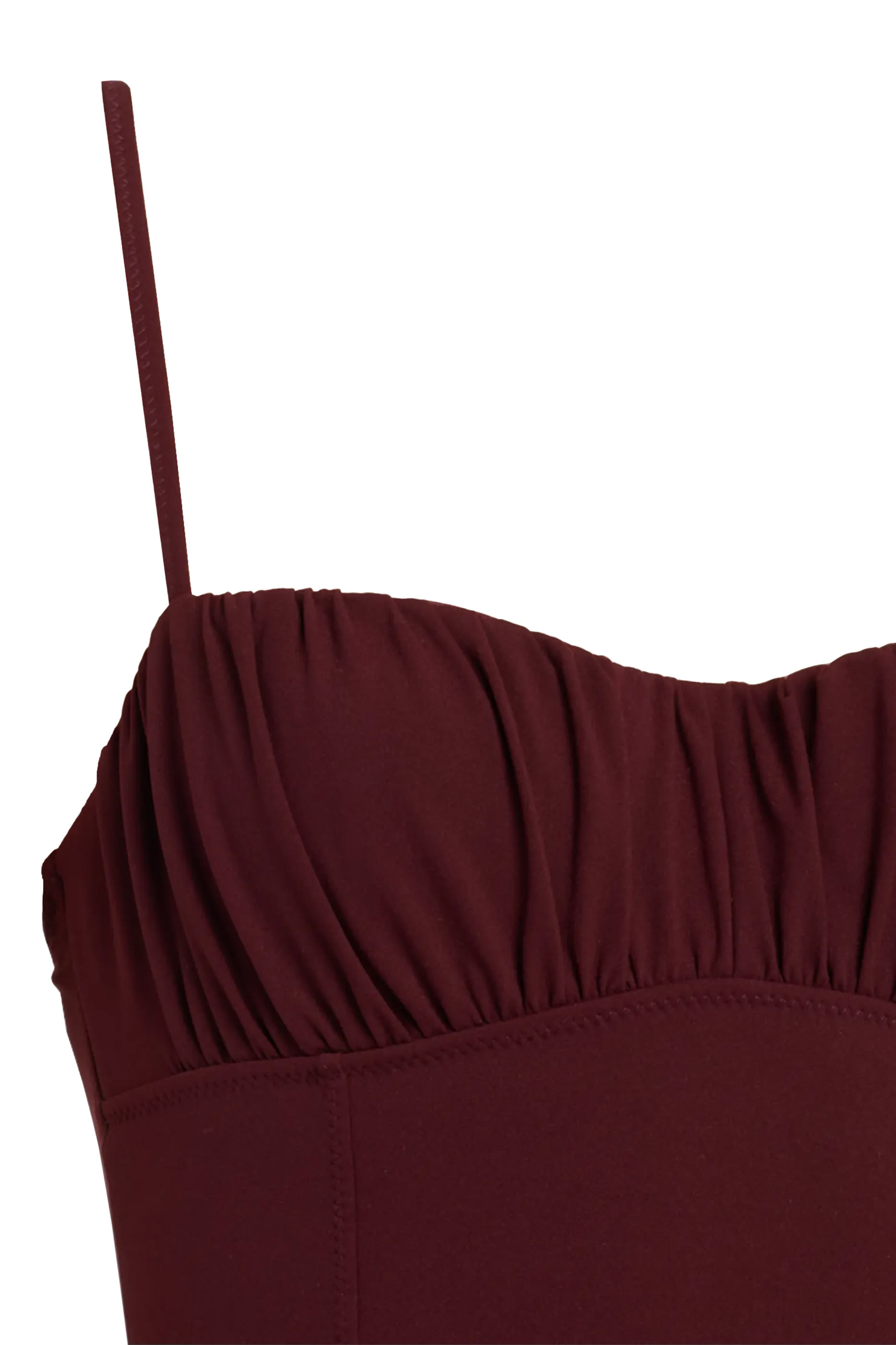 بدلة سباحة داليلا مايوه بتصميم قطعة واحدة مزينة بكشكش