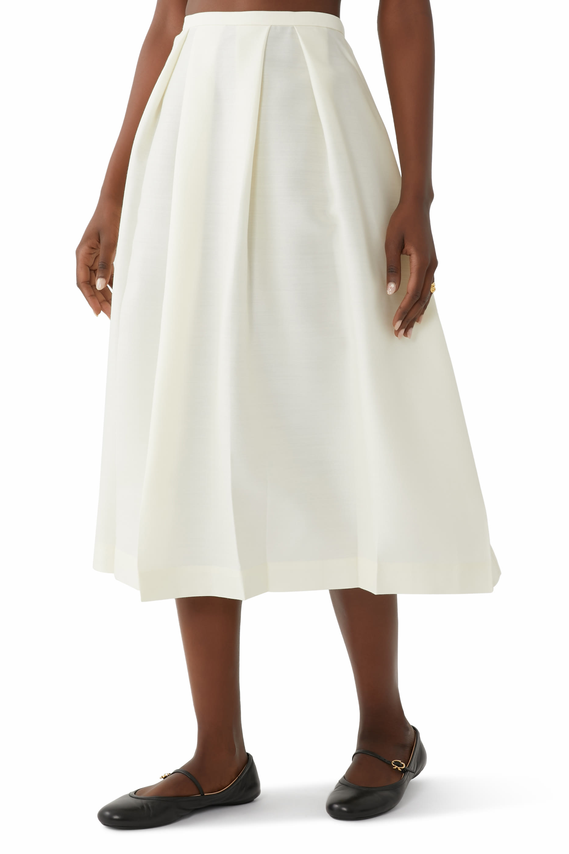 تنورة توين فلاور حرير وصوف