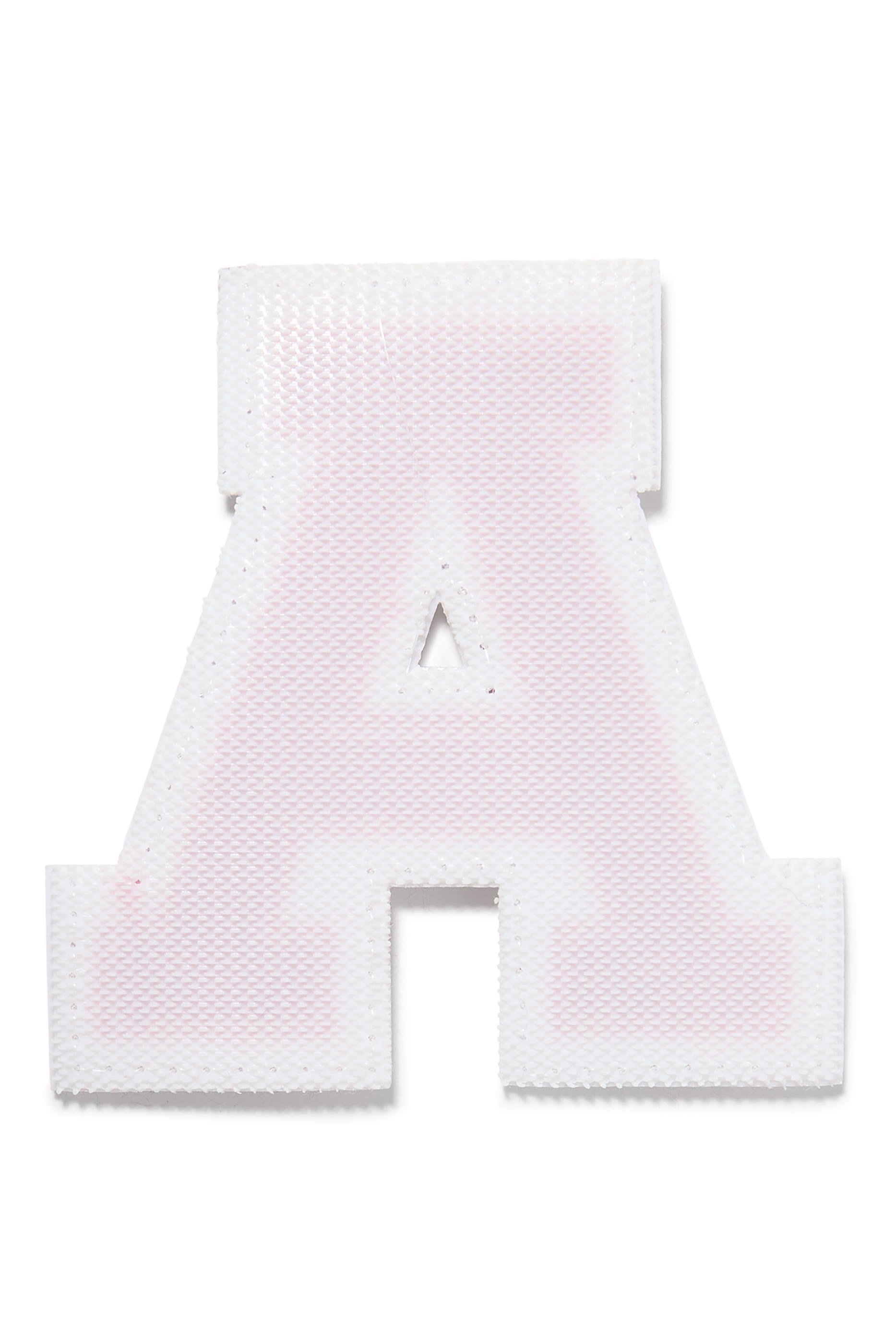 رقعة بتصميم حرف A جامعي مقاس 3 بوصة شنيل للأطفال