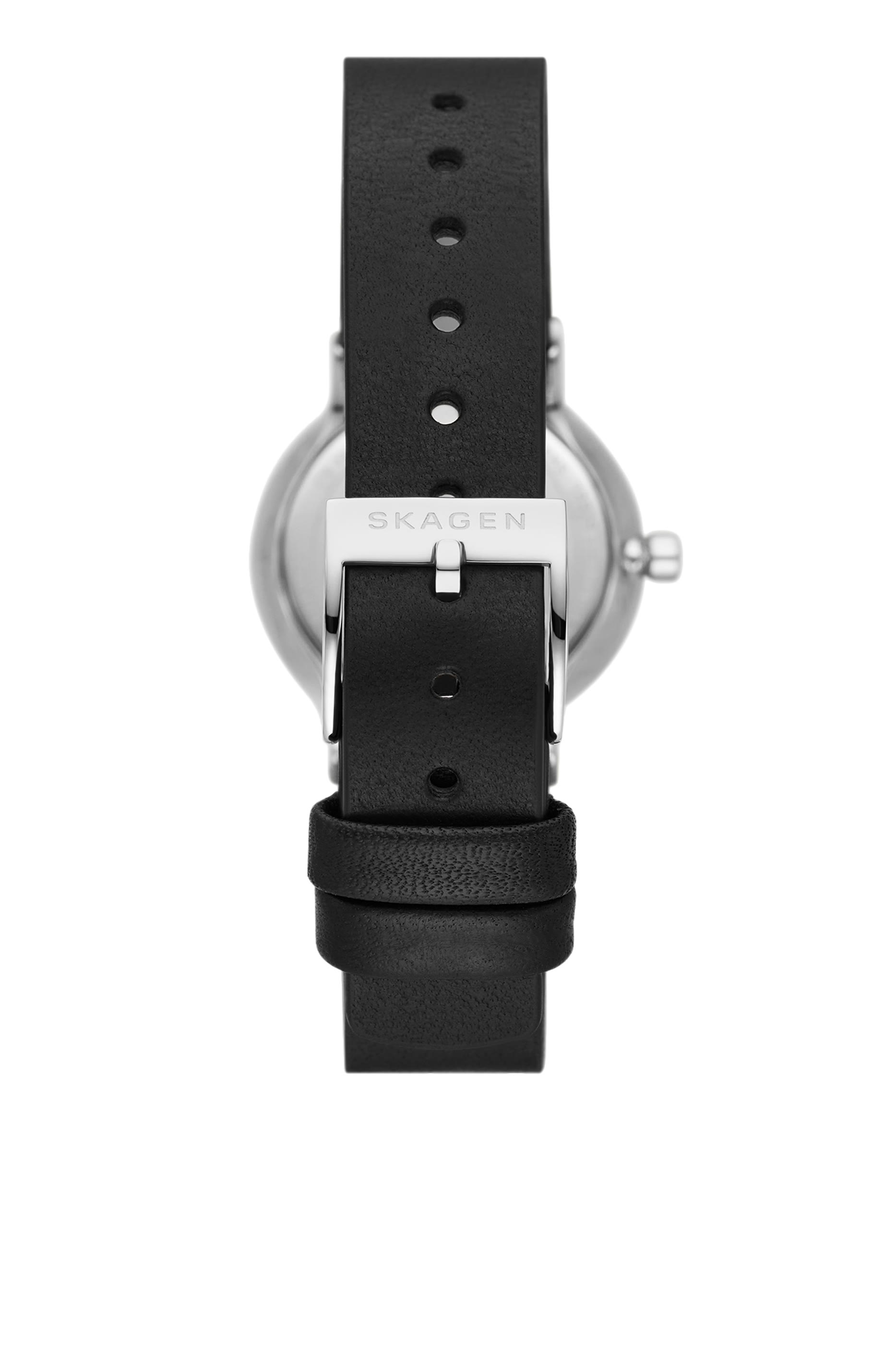 ساعة فريجا ليل بعقربين، جلد