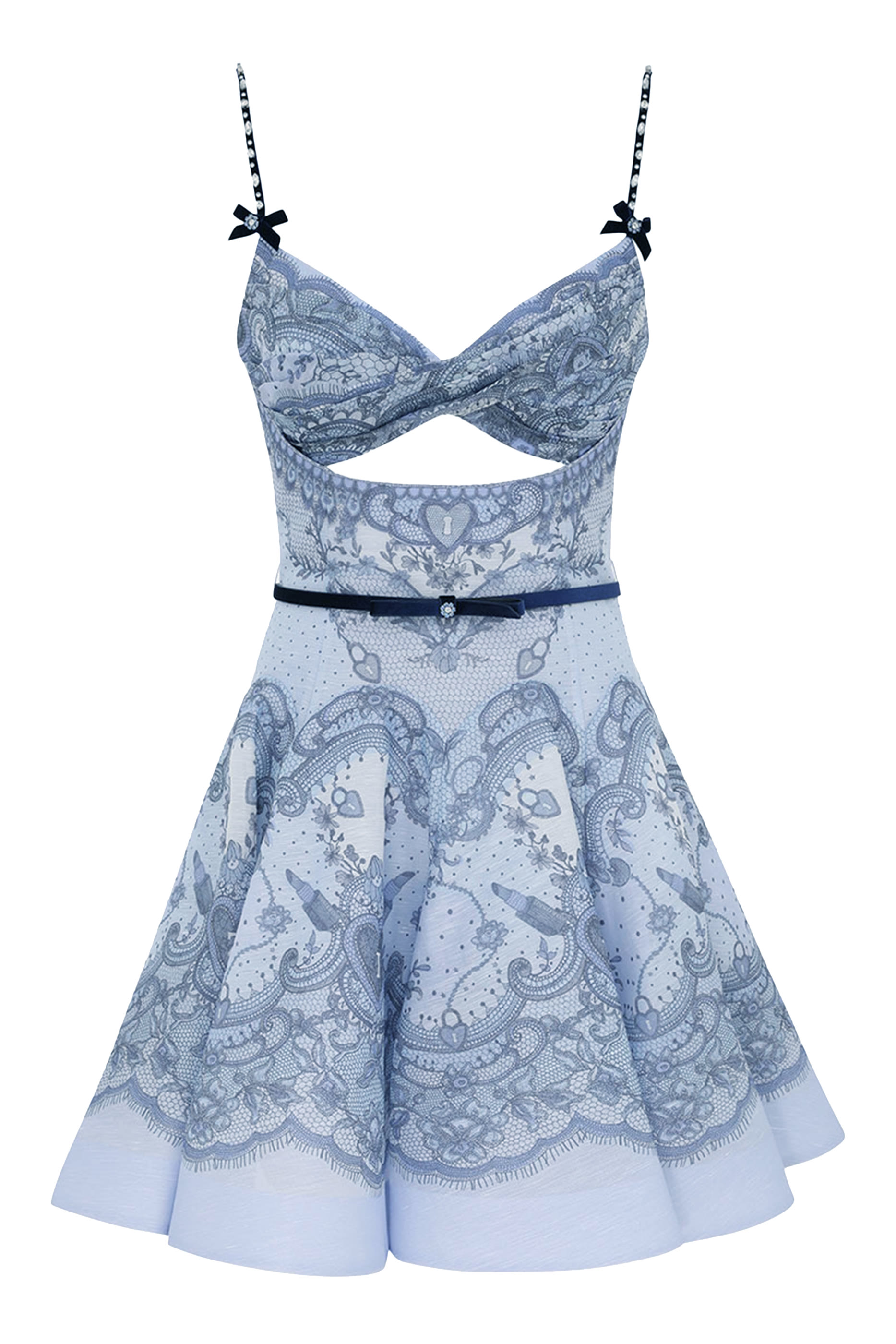 فستان كراش تويست قصير