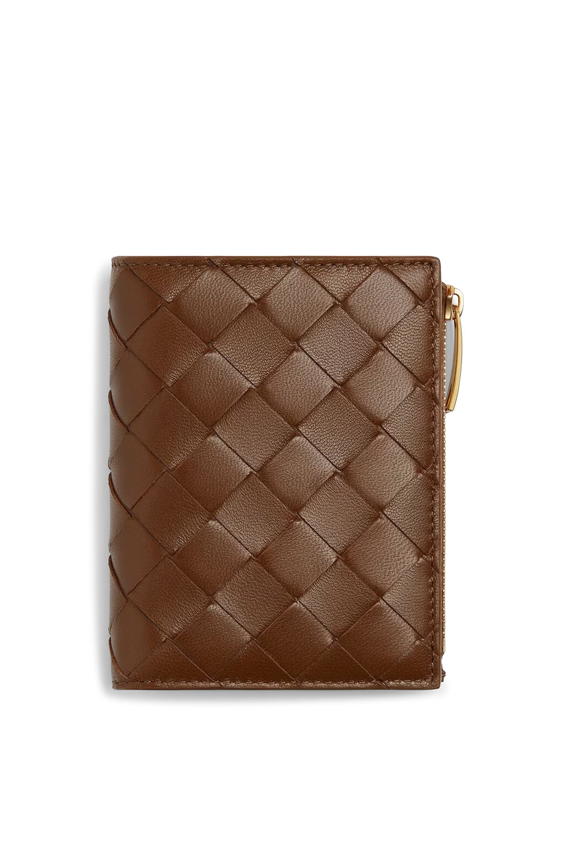 محفظة صغيرة بتصميم مجدول ثنائي الطي