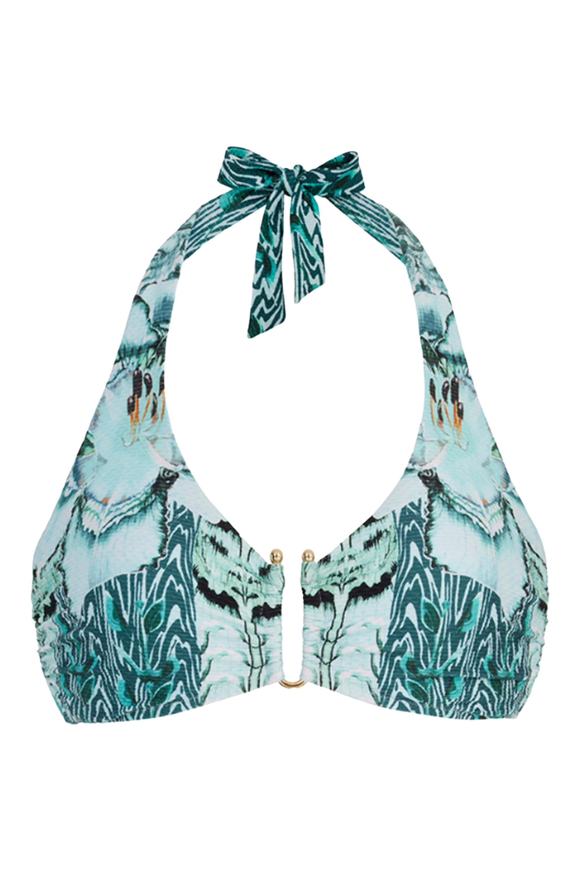 قطعة بيكيني علوية اكس تيمبرلي لندن ليانا بحلية على شكل حرف U