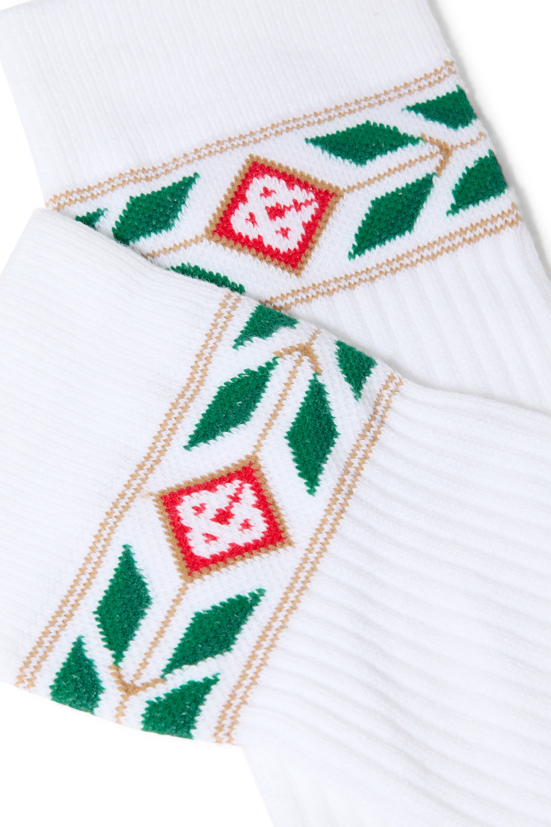 جوارب رياضية بنقشة أوراق الغار