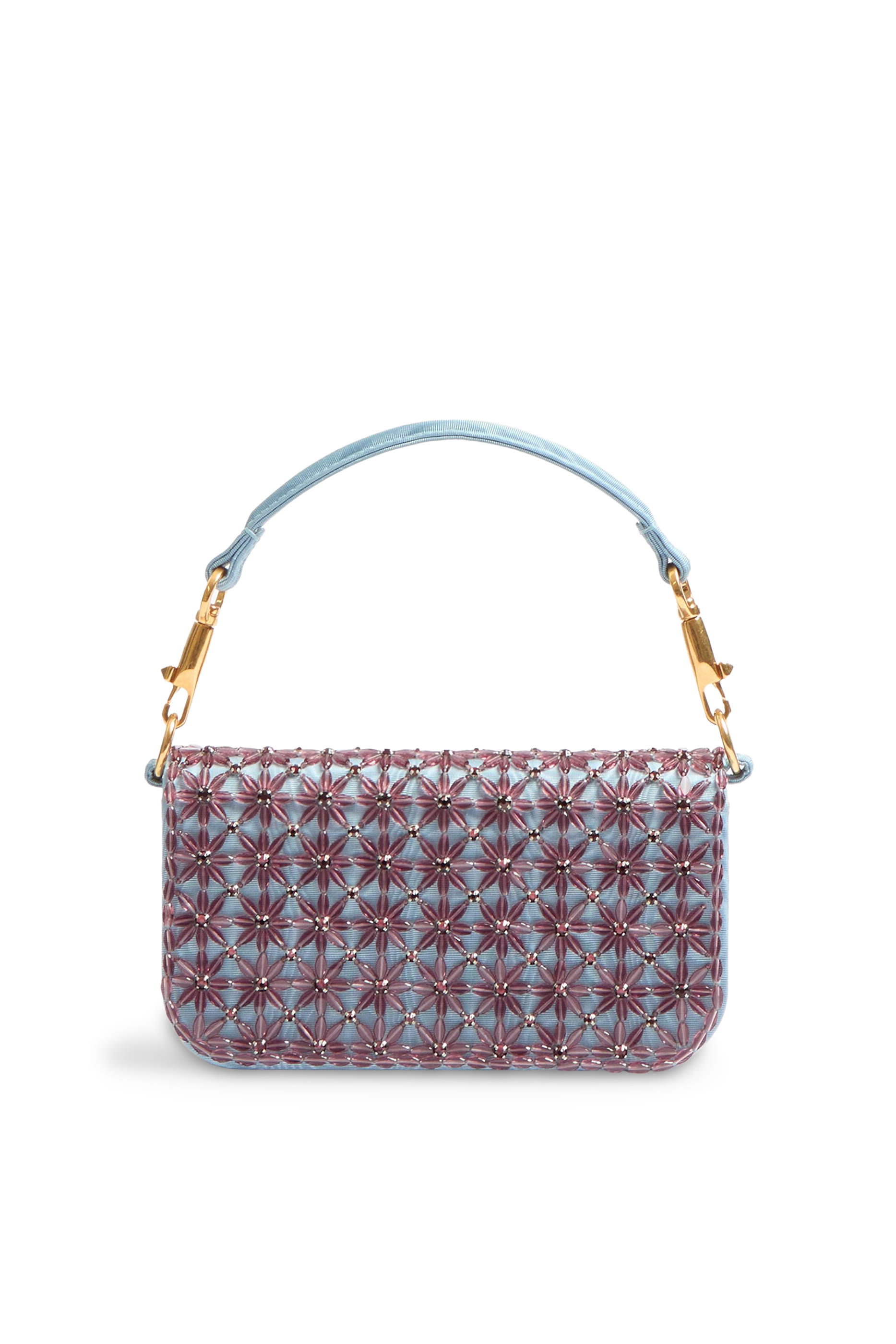 حقيبة كتف لوكو بشعار الماركة مزين بالأحجار