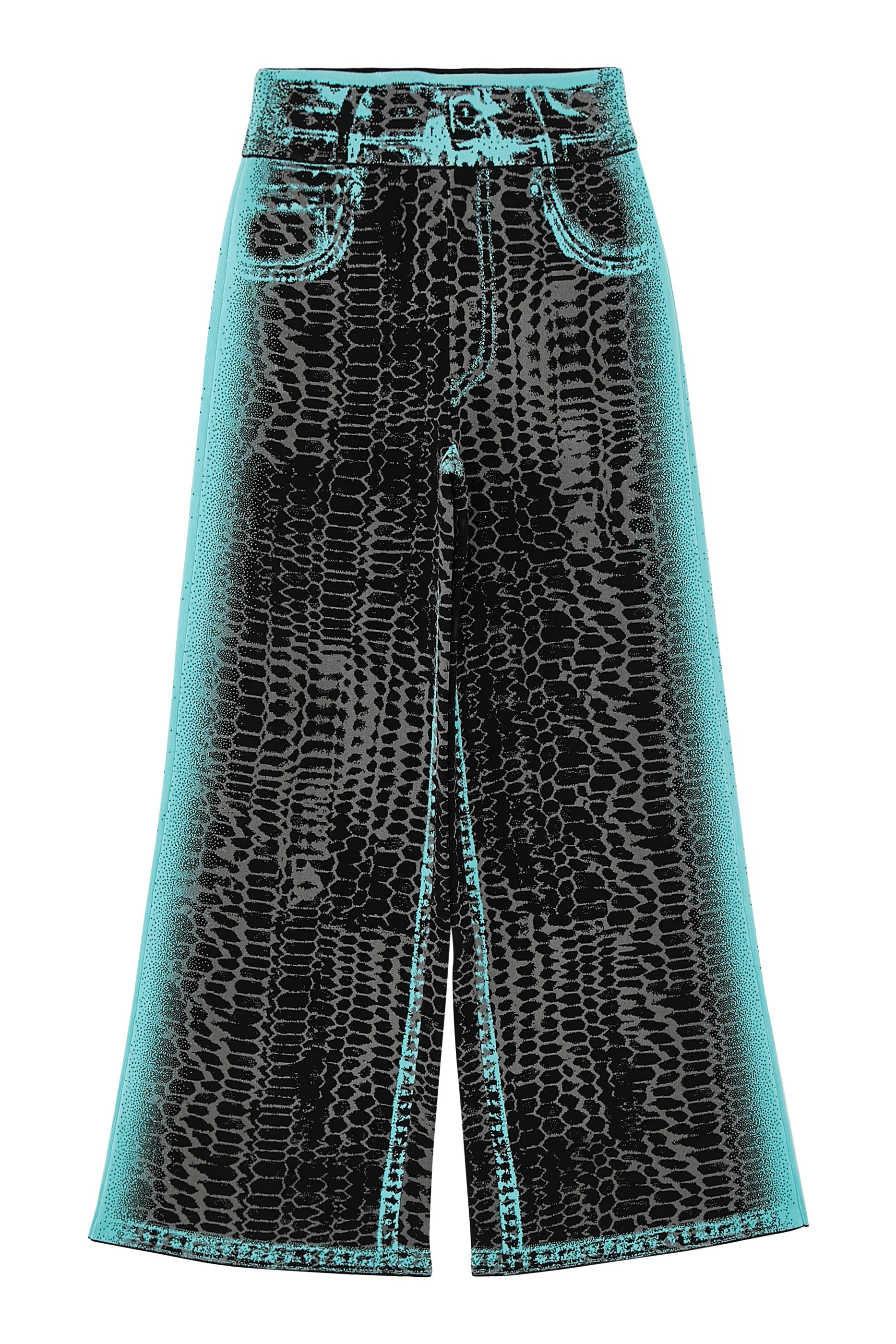 بنطال زهرا بقصة ساق واسعة