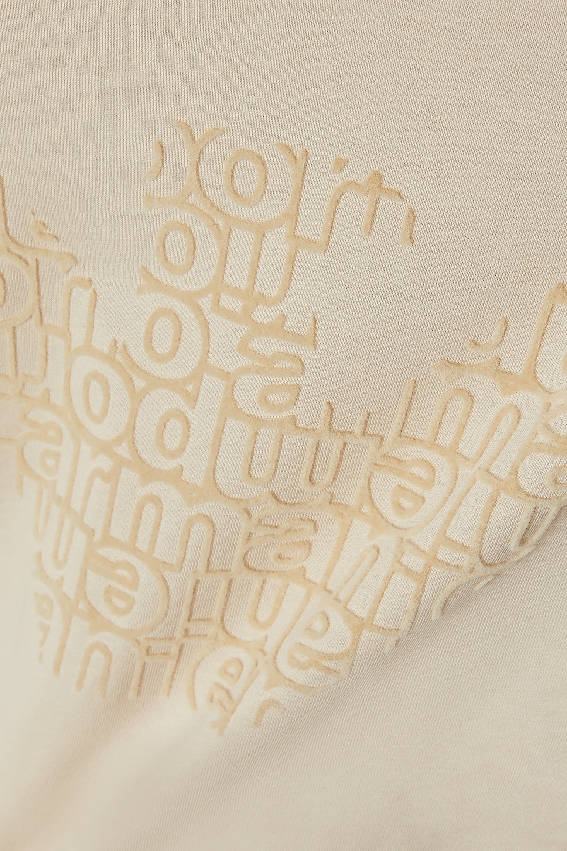 تيشيرت بشعار الماركة بحجم كبير جرسيه للأطفال