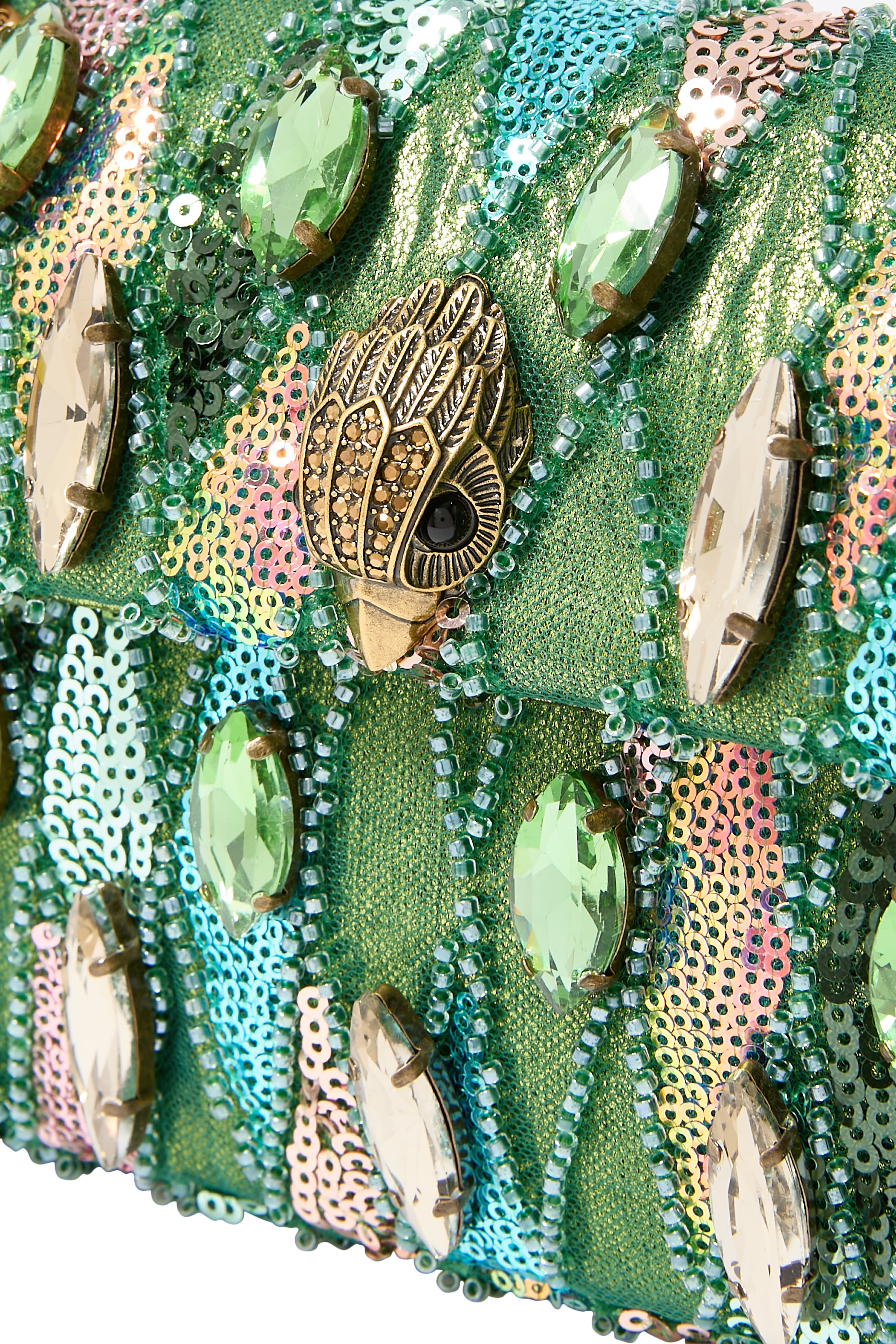 حقيبة كنسنغتون صغيرة مزينة بترتر