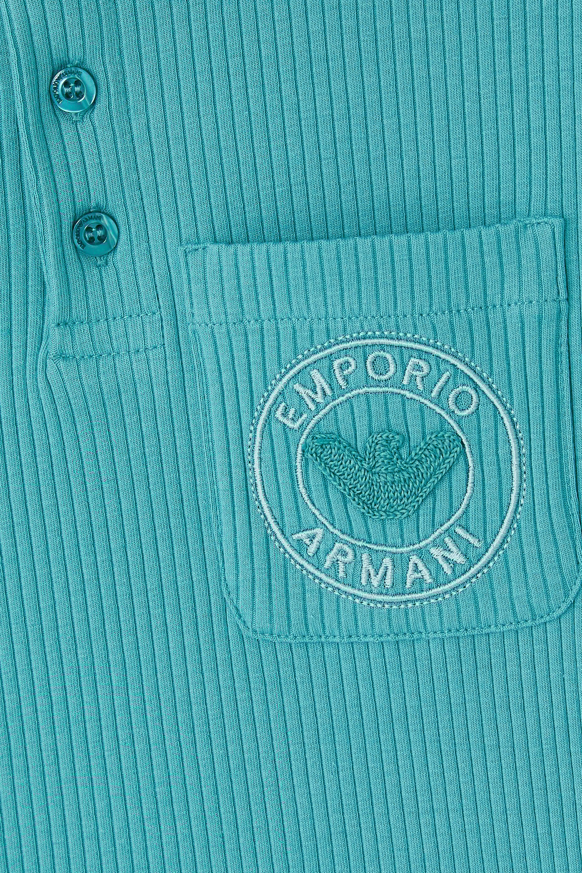 قميص بولو بشعار الماركة للأطفال