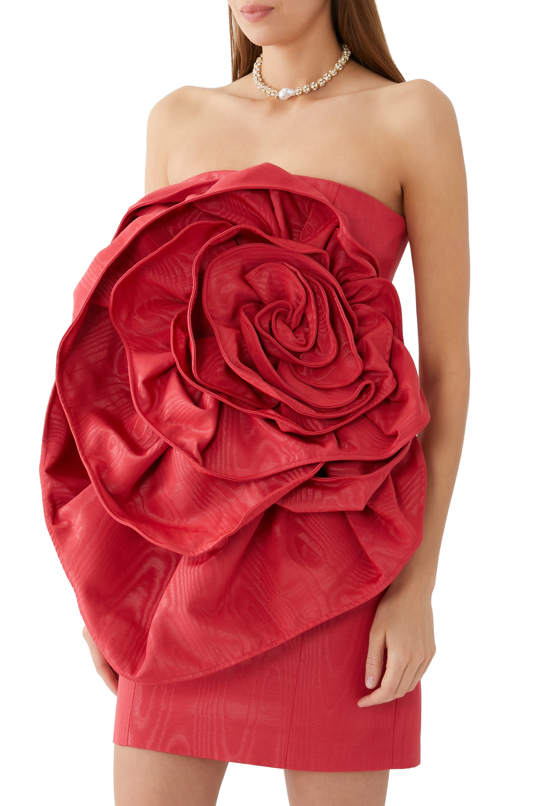 فستان كلاريس بزخارف بارزة