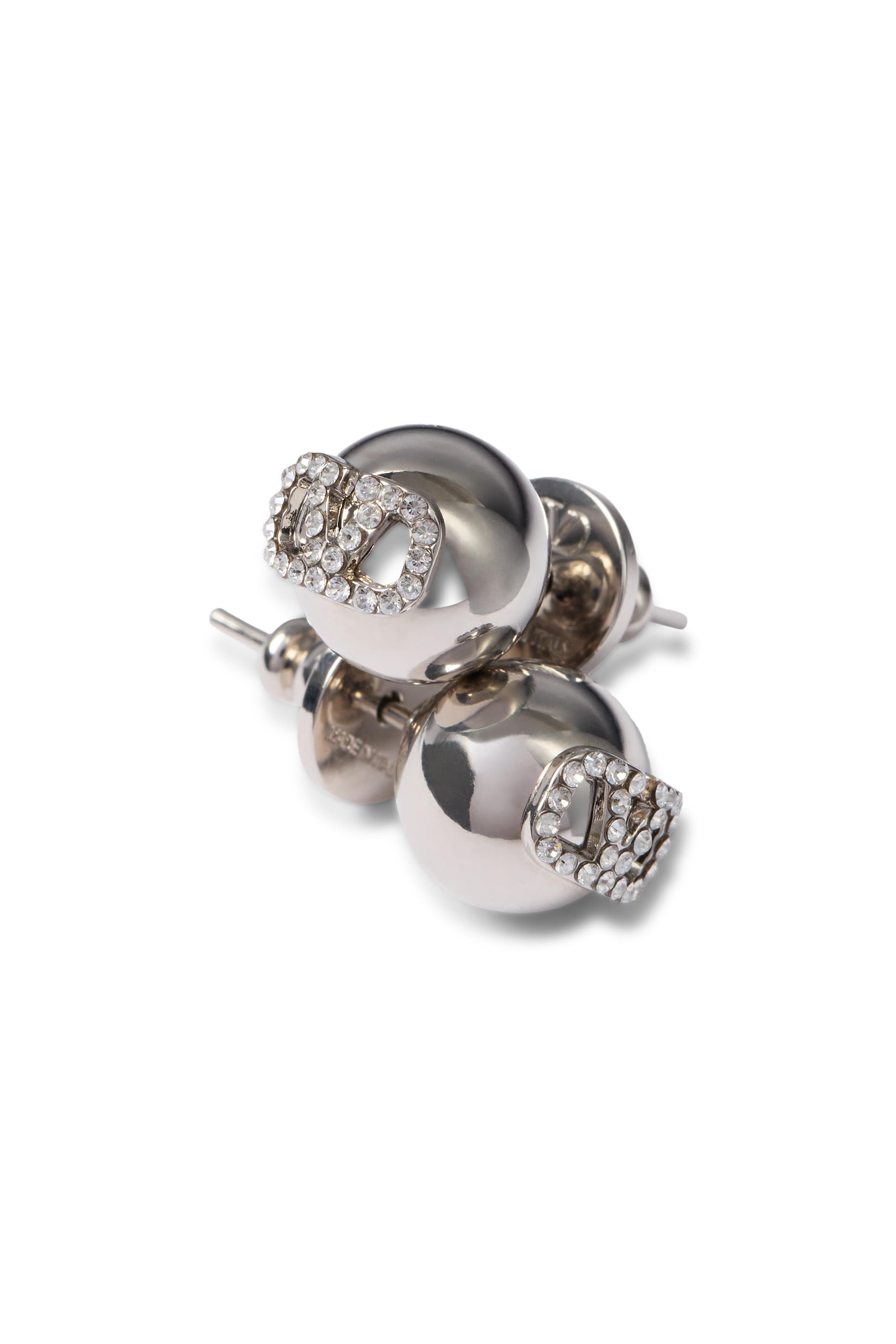 أقراط فالنتينو غارافاني مرصعة بكريستال سواروفسكي، معدن